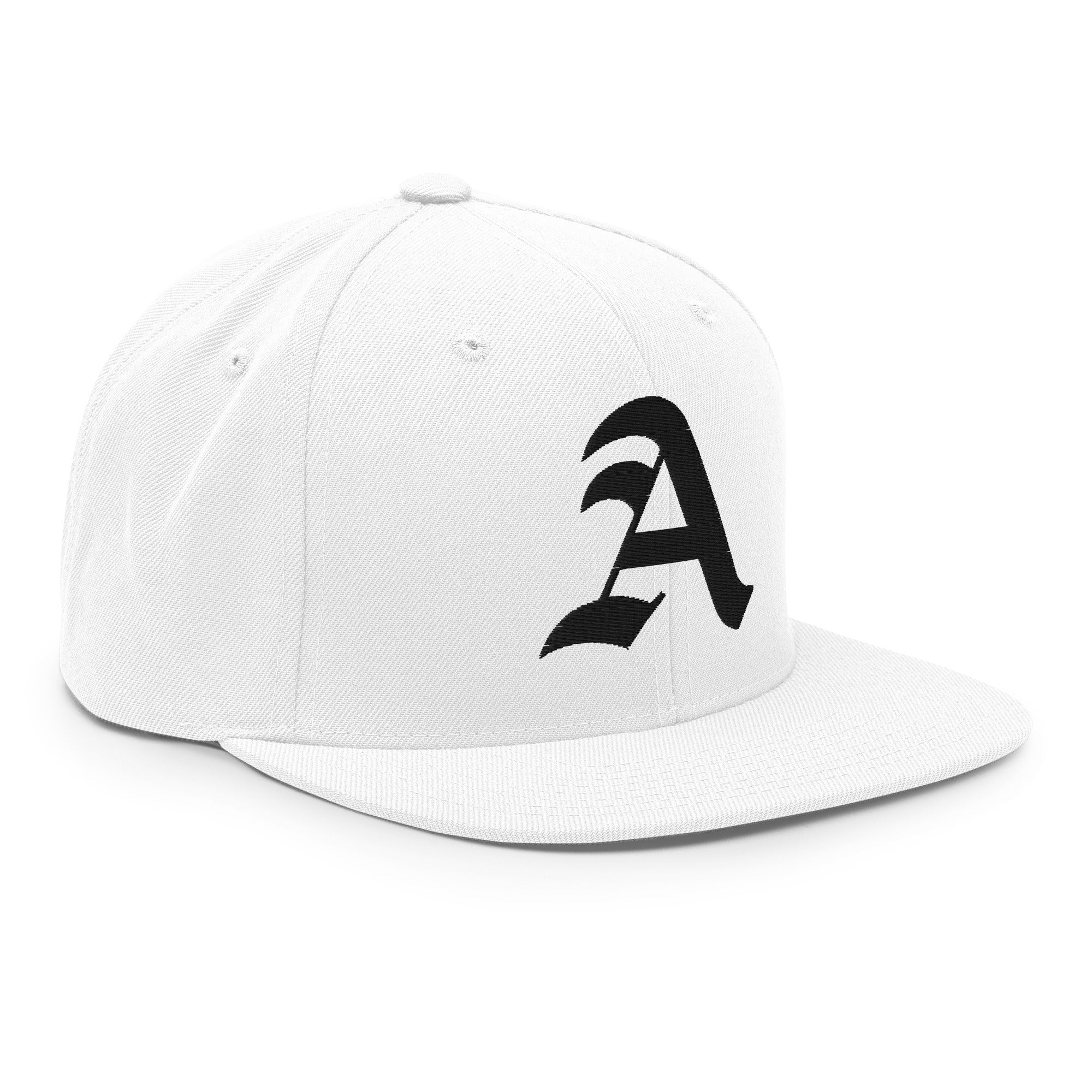 Snapback Hat – Stitchfy Old English “A” Embroidered - f9artist
