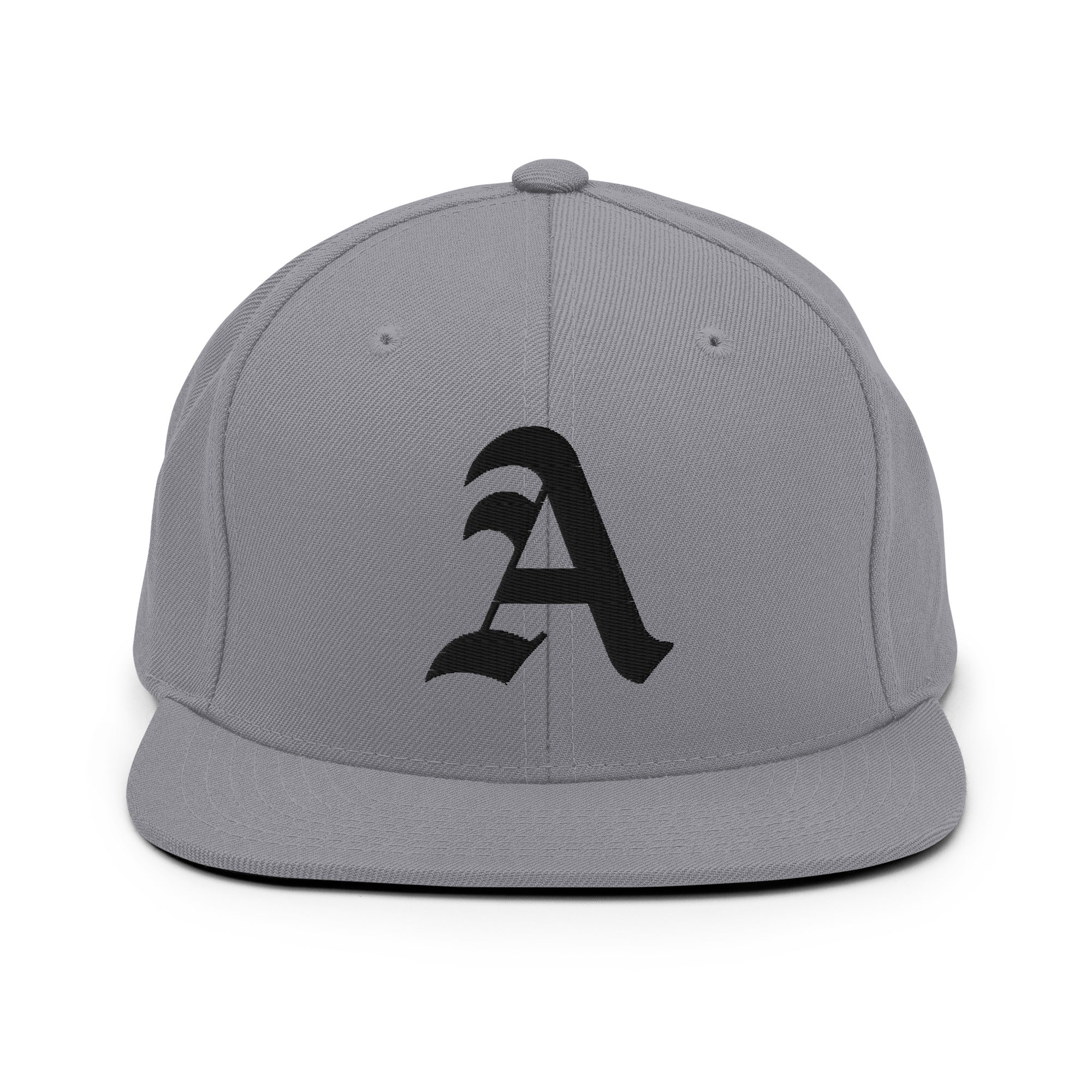 Snapback Hat – Stitchfy Old English “A” Embroidered - f9artist
