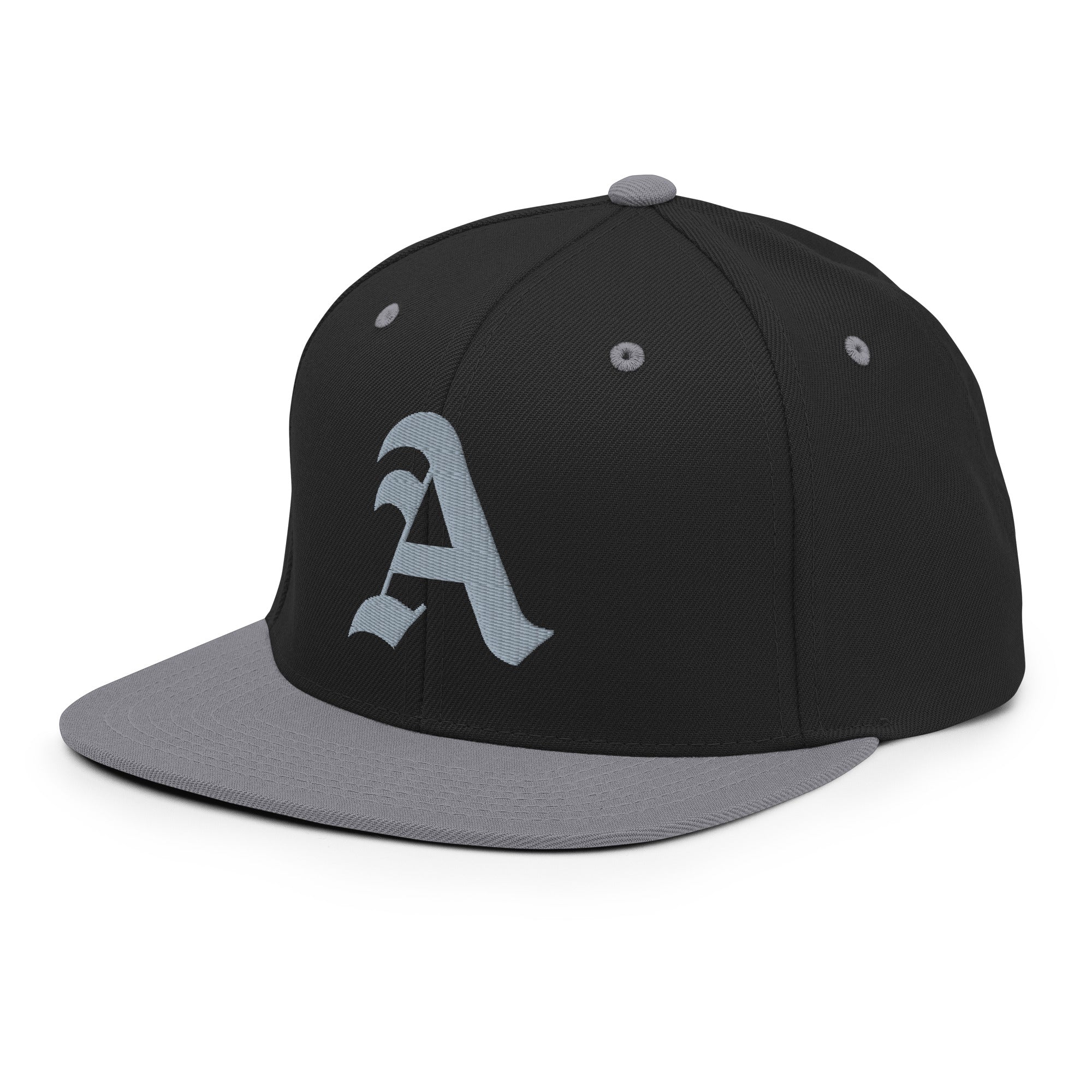 Snapback Hat – Stitchfy Old English “A” Embroidered - f9artist