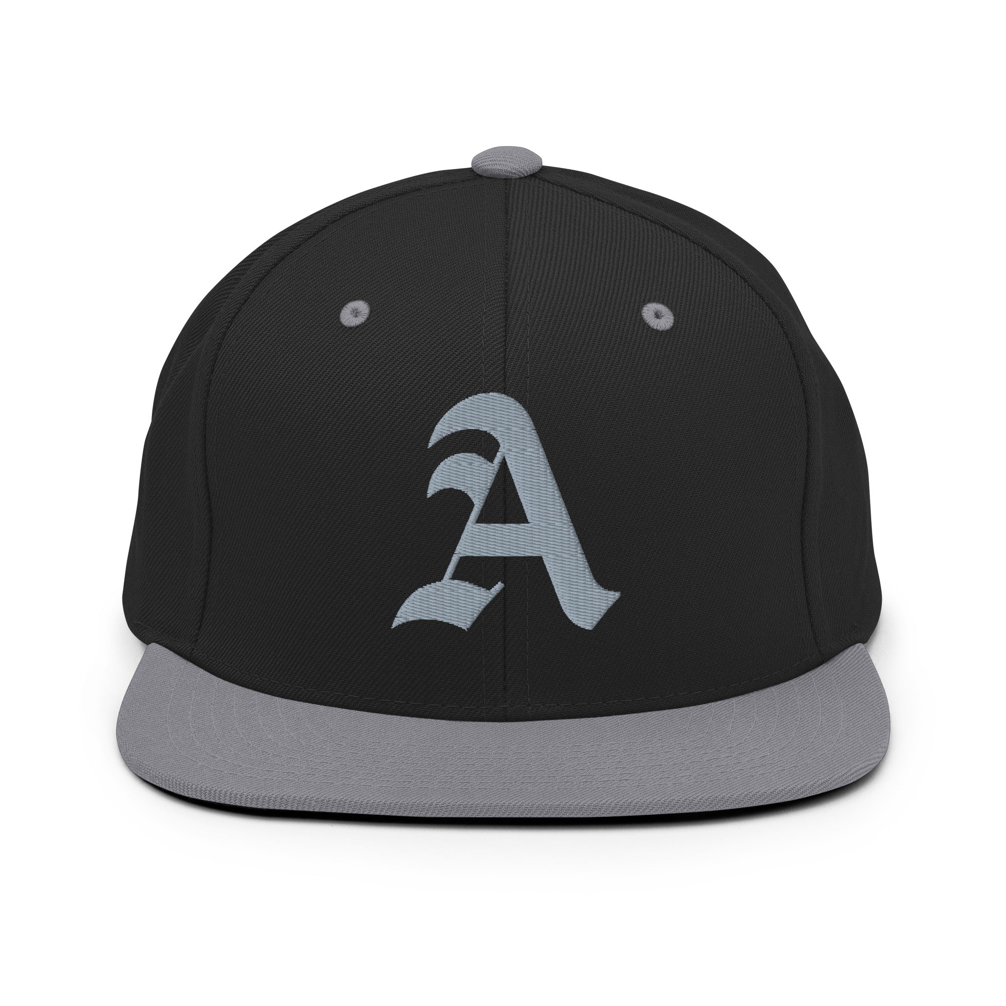 Snapback Hat – Stitchfy Old English “A” Embroidered - f9artist
