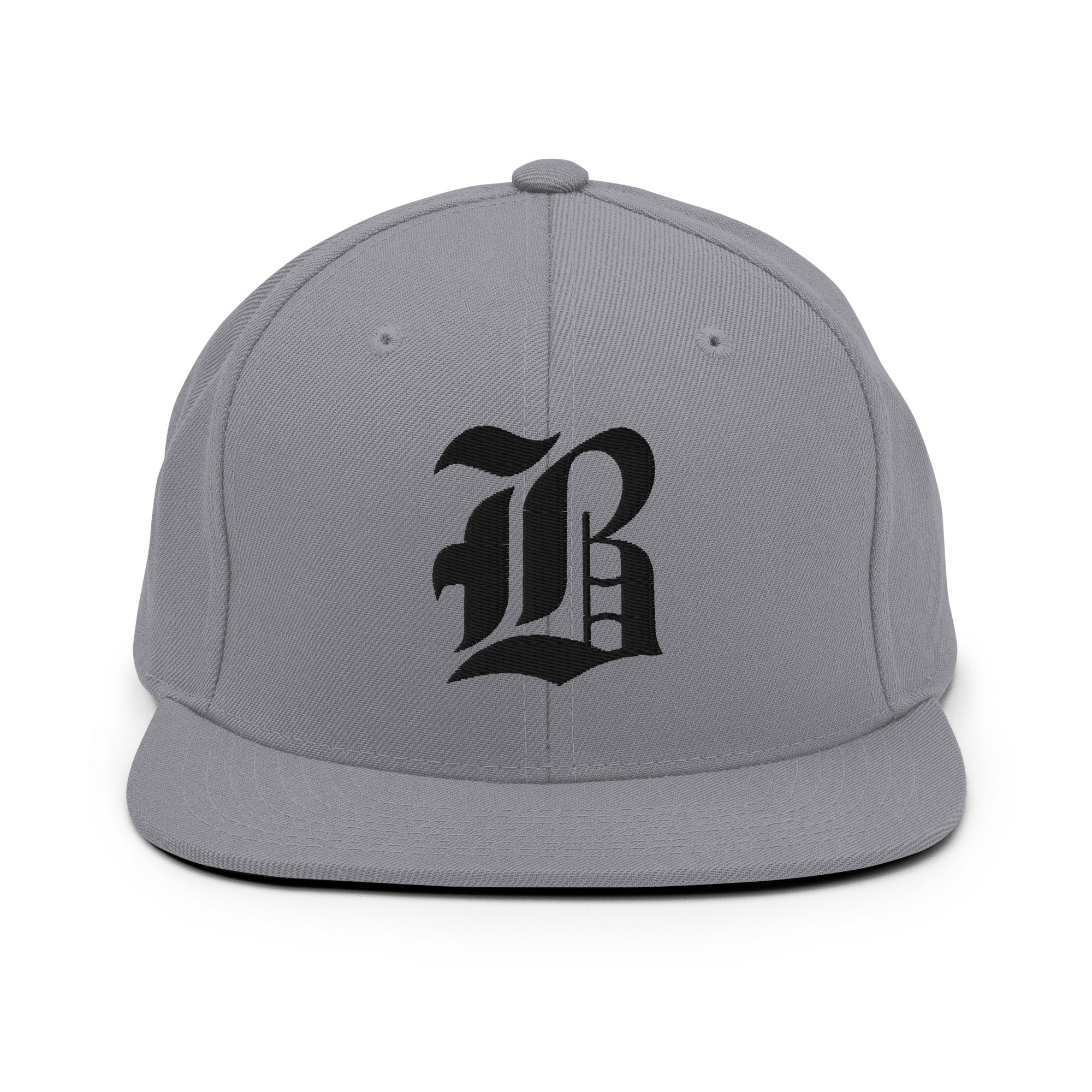 Snapback Hat – Stitchfy Old English “B” Embroidered - f9artist