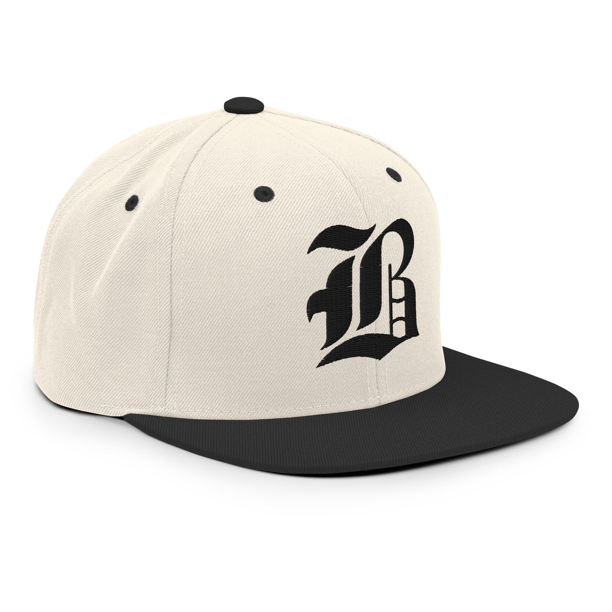 Snapback Hat – Stitchfy Old English “B” Embroidered - f9artist