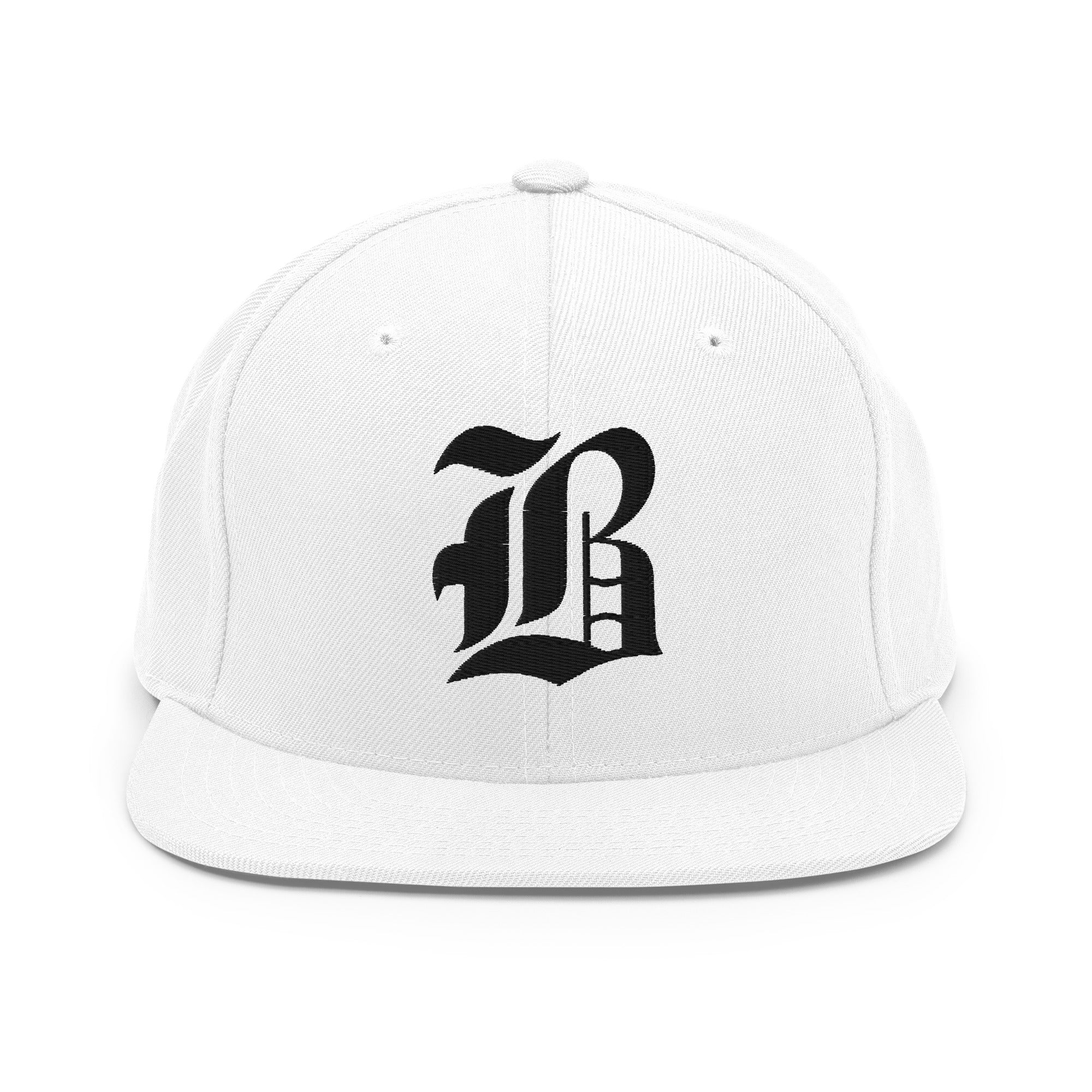 Snapback Hat – Stitchfy Old English “B” Embroidered - f9artist