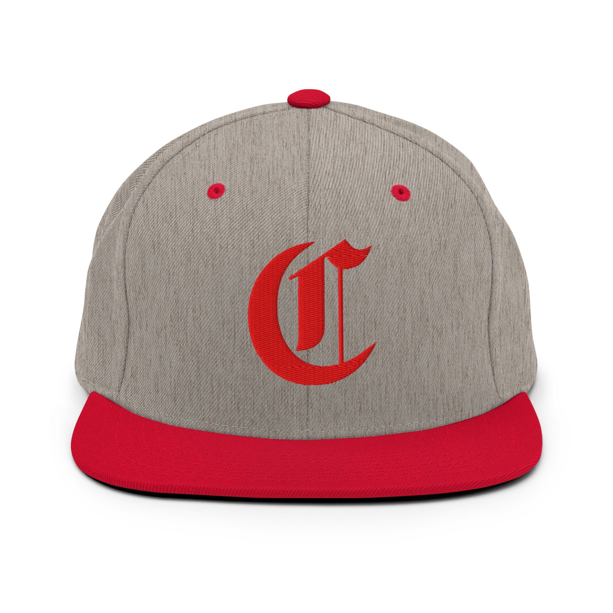 Snapback Hat – Stitchfy Old English “C” Embroidered - f9artist