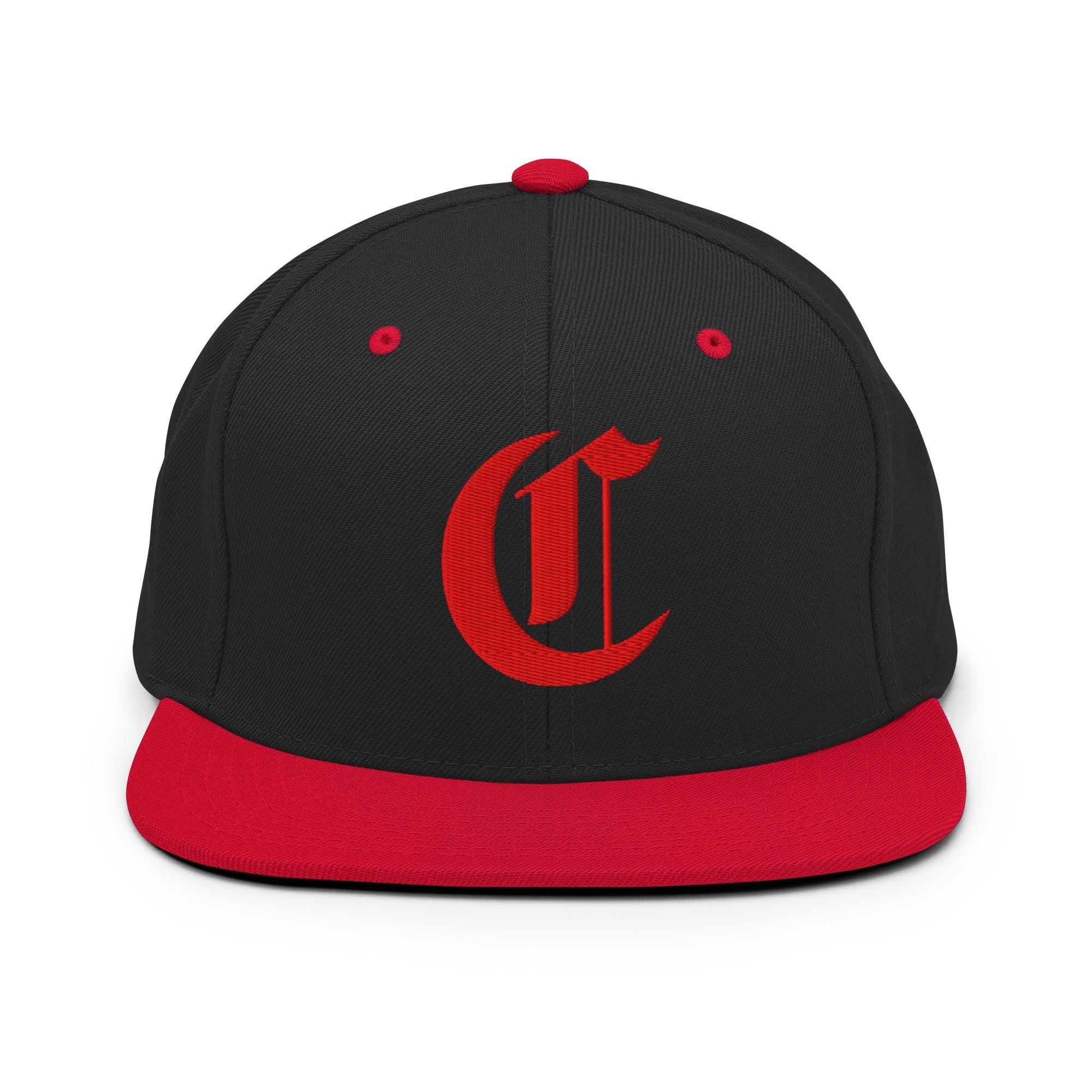 Snapback Hat – Stitchfy Old English “C” Embroidered - f9artist