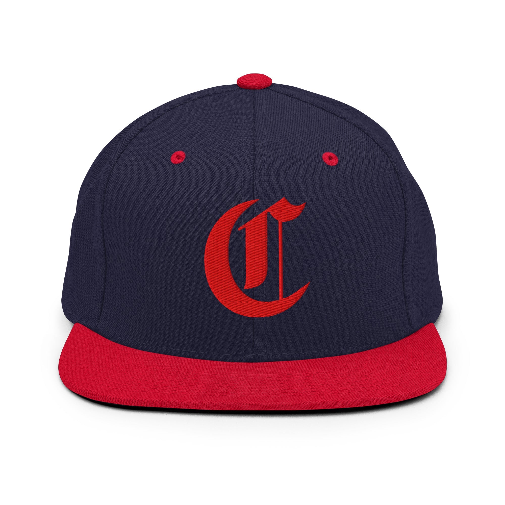 Snapback Hat – Stitchfy Old English “C” Embroidered - f9artist