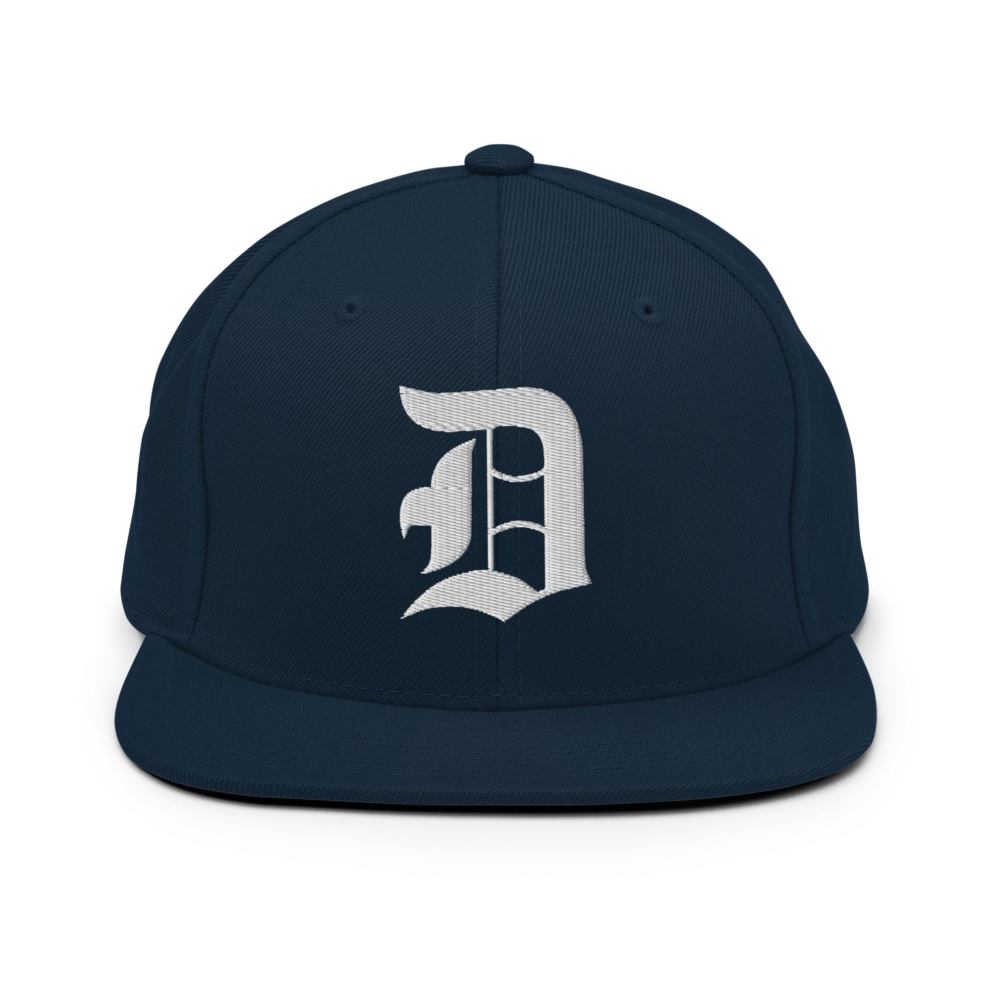 Snapback Hat – Stitchfy Old English “D” Embroidered - f9artist