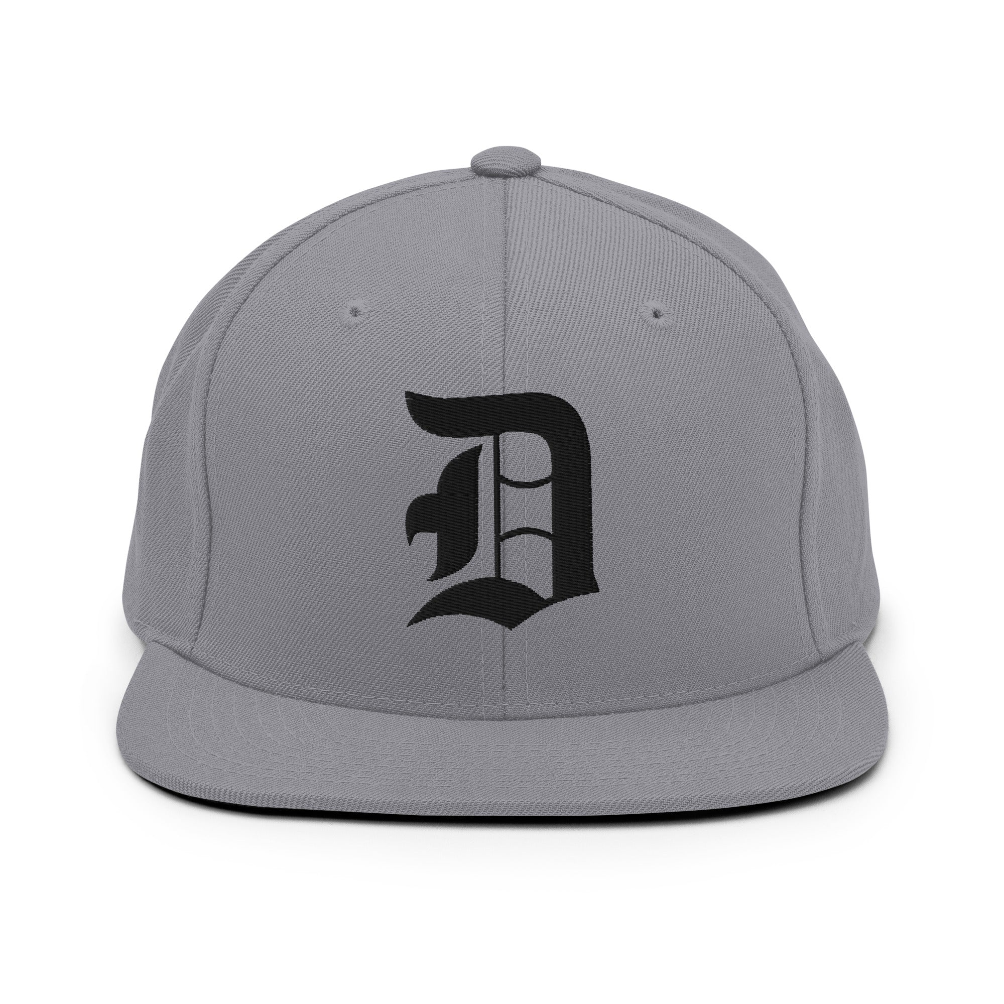 Snapback Hat – Stitchfy Old English “D” Embroidered - f9artist