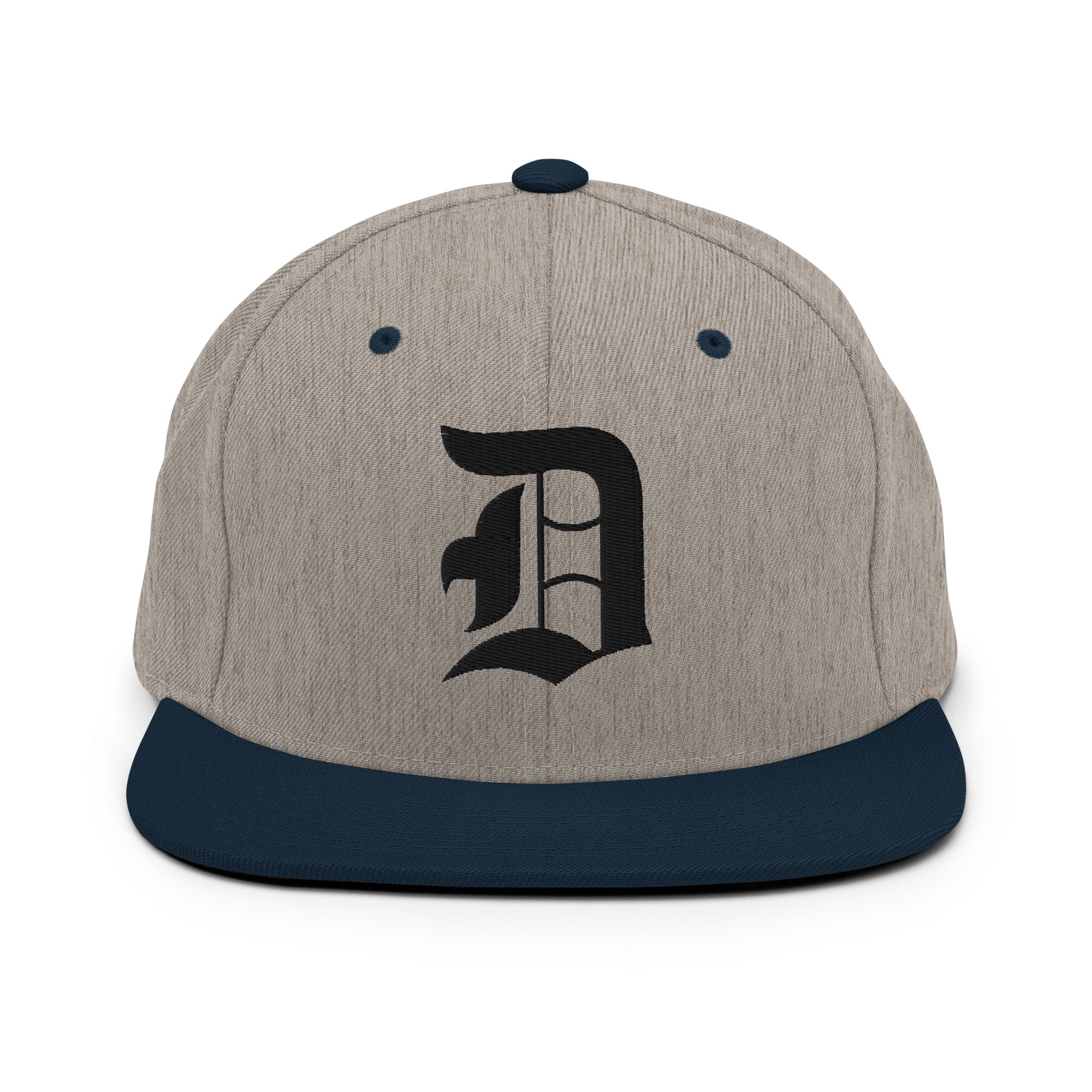 Snapback Hat – Stitchfy Old English “D” Embroidered - f9artist