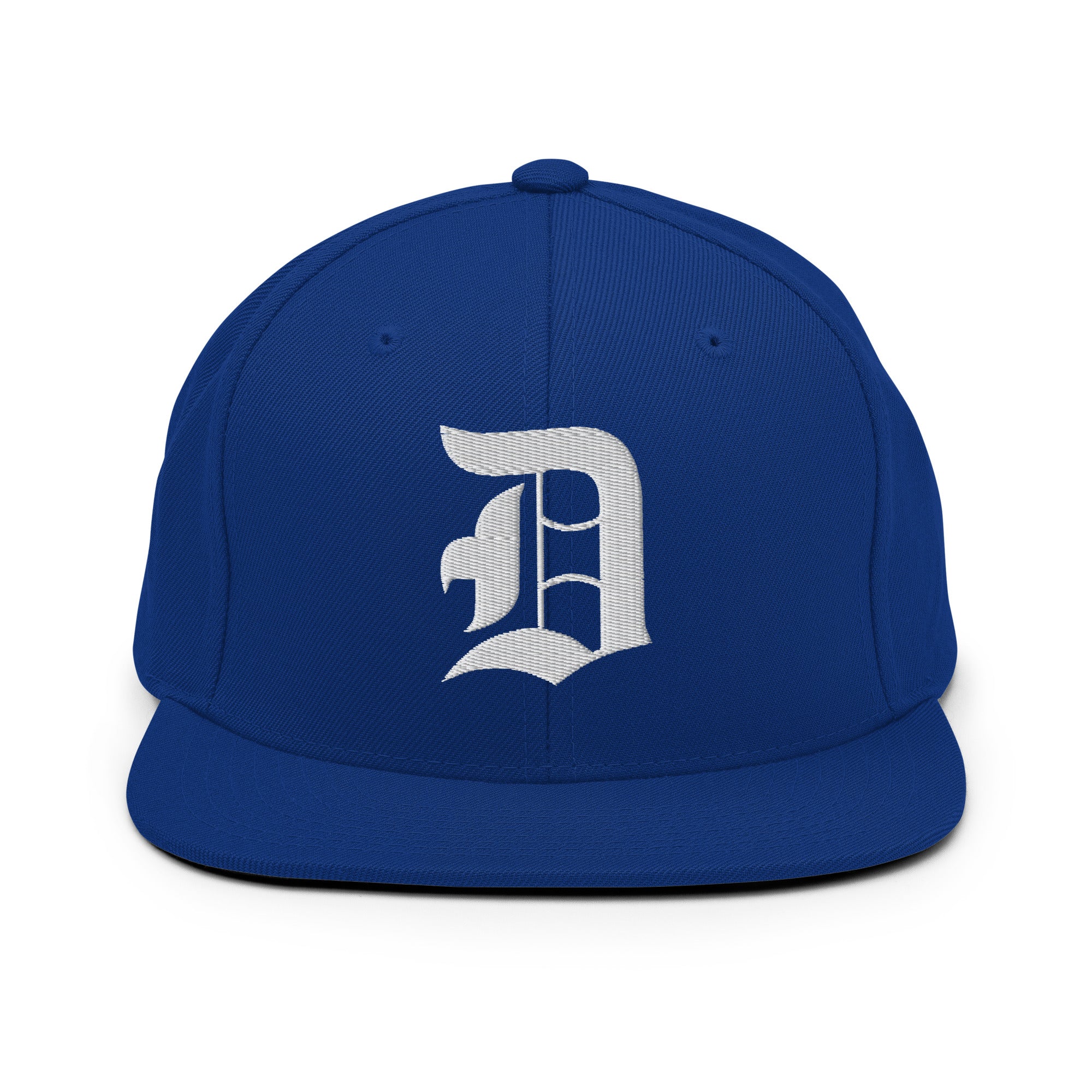 Snapback Hat – Stitchfy Old English “D” Embroidered - f9artist