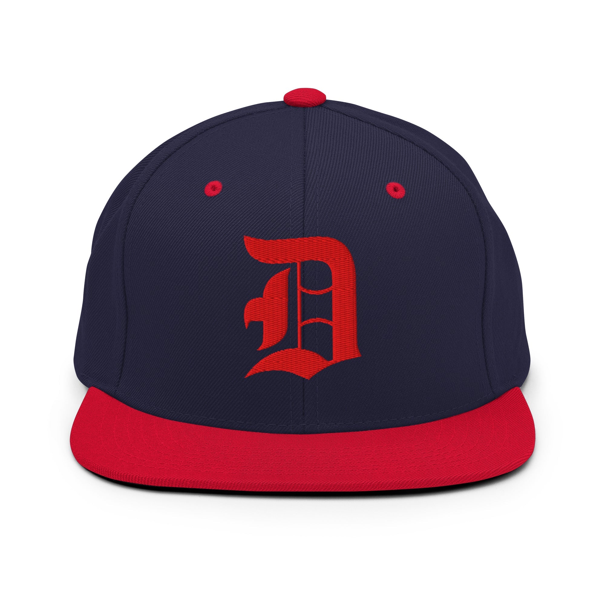 Snapback Hat – Stitchfy Old English “D” Embroidered - f9artist
