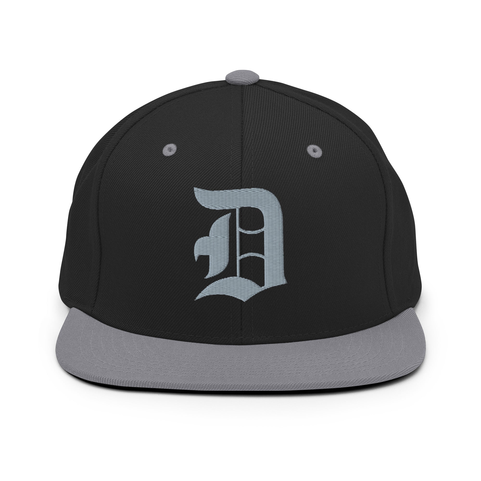Snapback Hat – Stitchfy Old English “D” Embroidered - f9artist