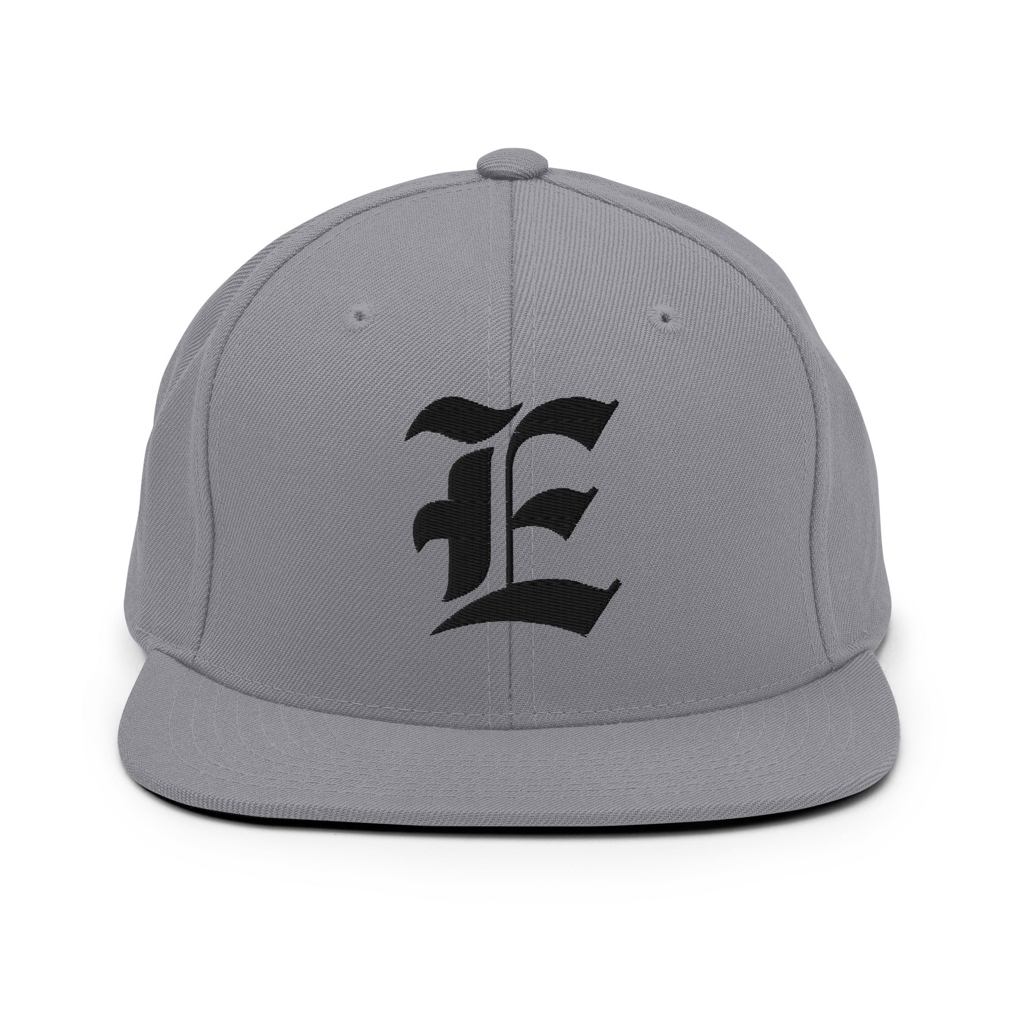Snapback Hat – Stitchfy Old English “E” Embroidered - f9artist