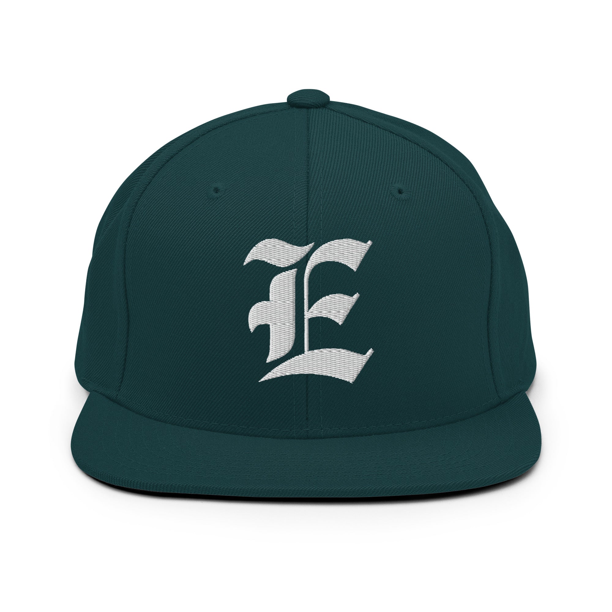 Snapback Hat – Stitchfy Old English “E” Embroidered - f9artist