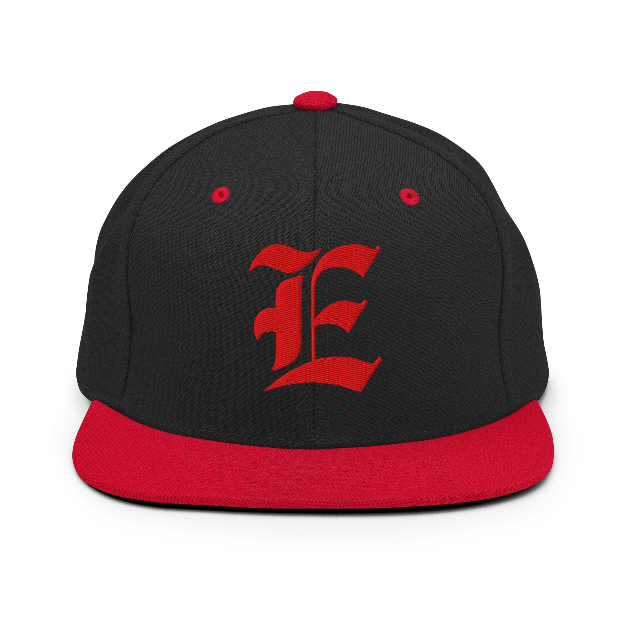 Snapback Hat – Stitchfy Old English “E” Embroidered - f9artist