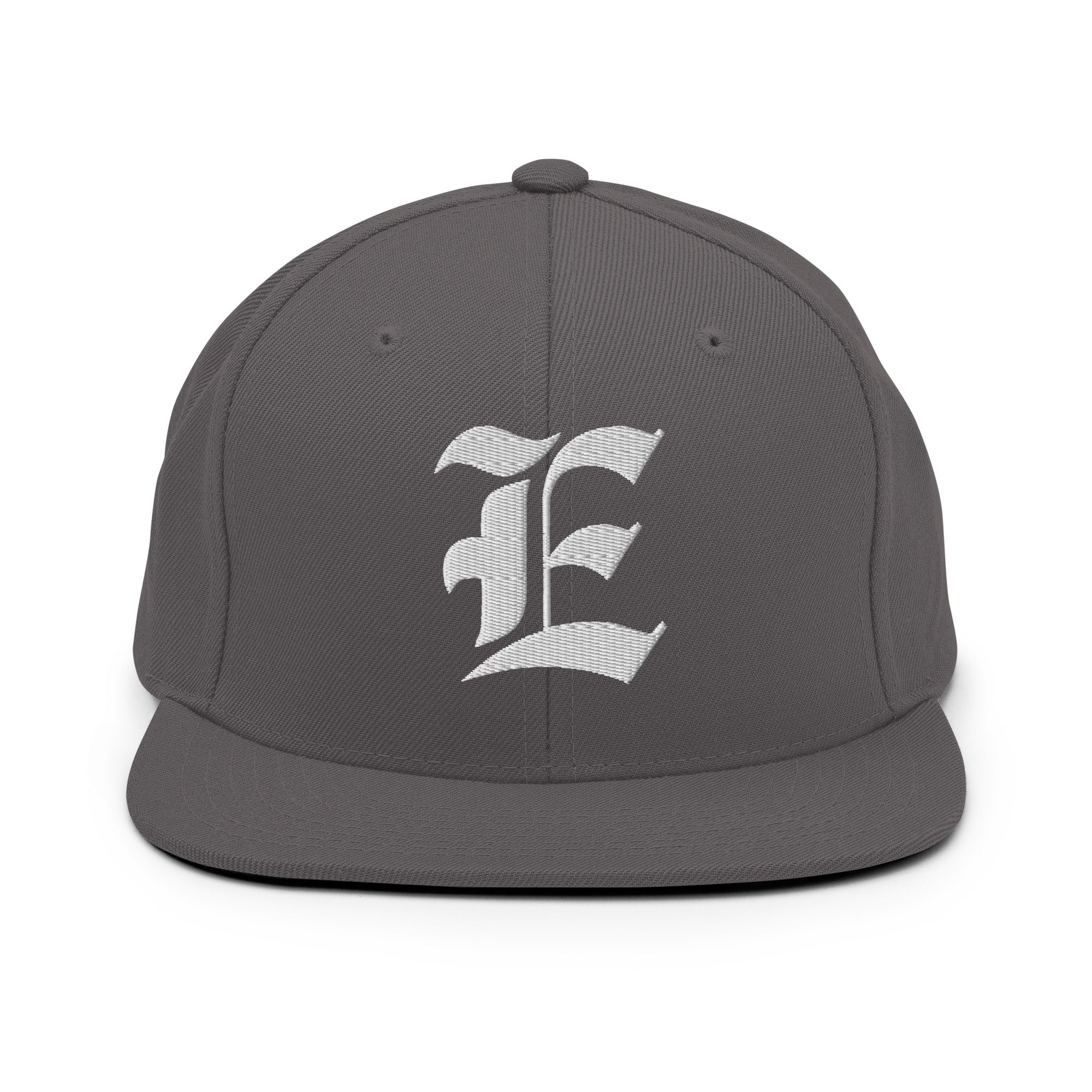 Snapback Hat – Stitchfy Old English “E” Embroidered - f9artist