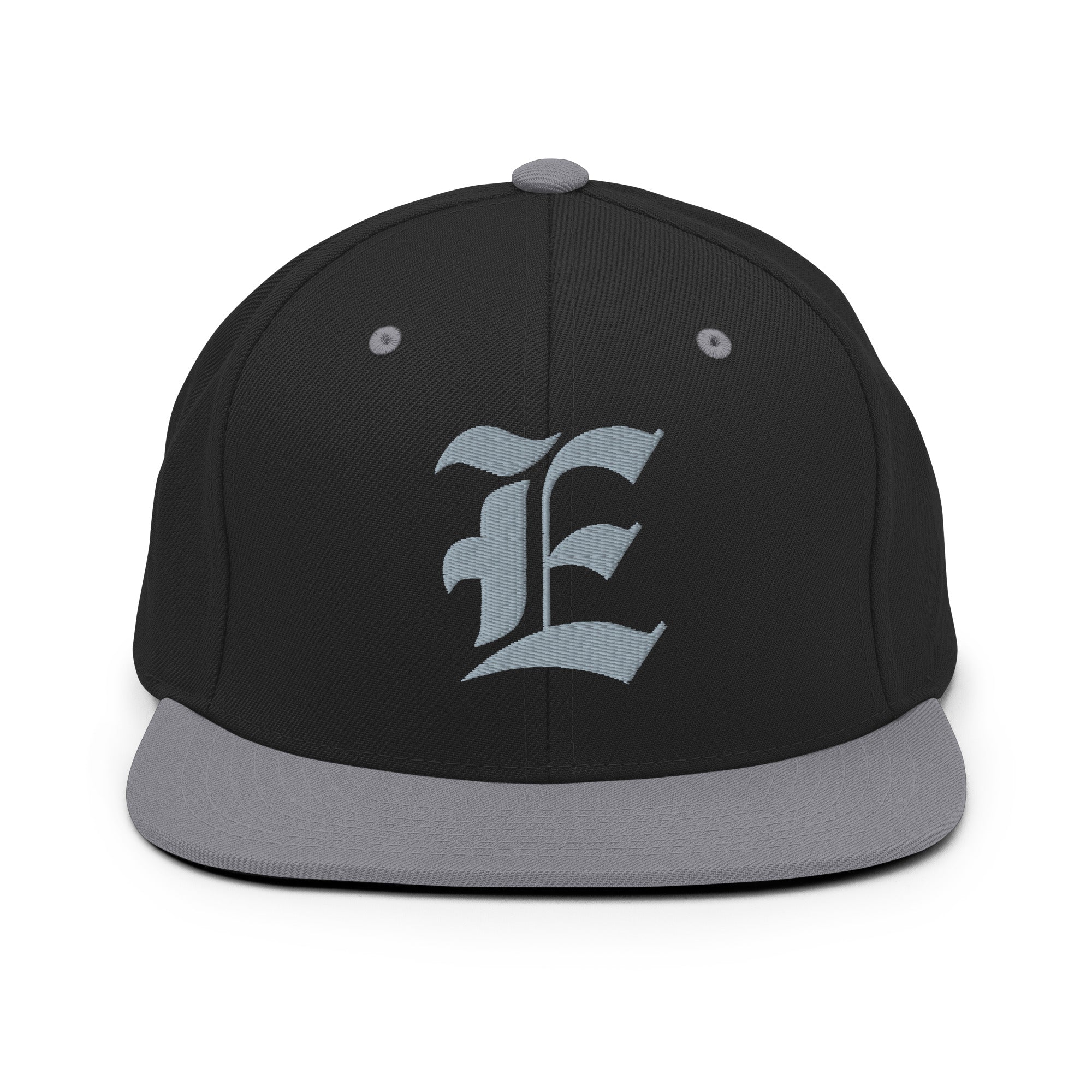 Snapback Hat – Stitchfy Old English “E” Embroidered - f9artist
