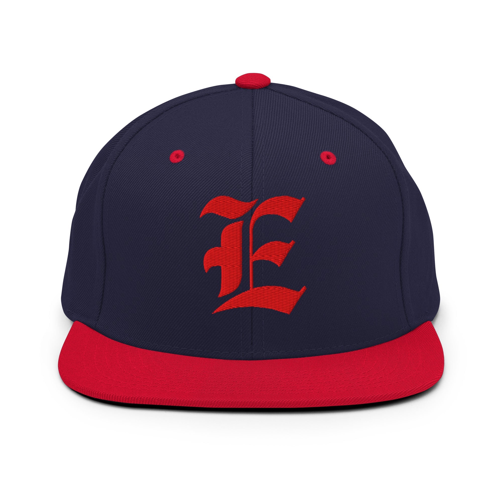 Snapback Hat – Stitchfy Old English “E” Embroidered - f9artist
