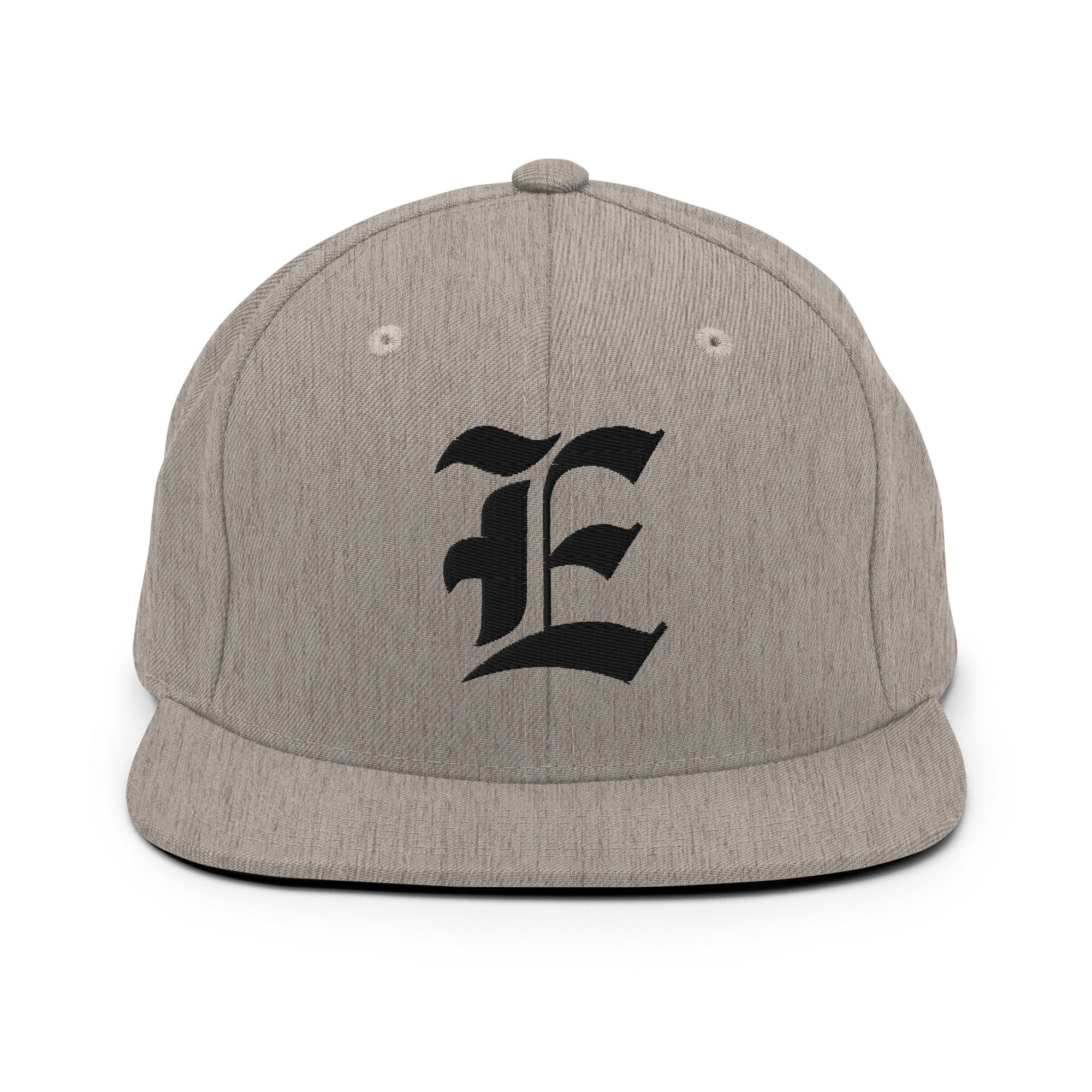 Snapback Hat – Stitchfy Old English “E” Embroidered - f9artist