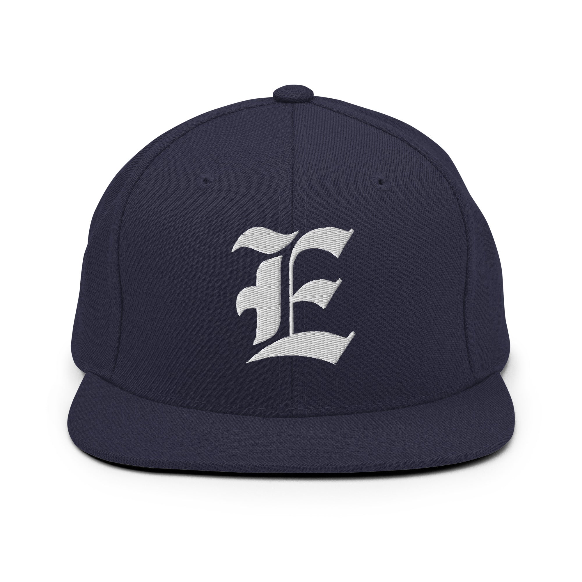 Snapback Hat – Stitchfy Old English “E” Embroidered - f9artist