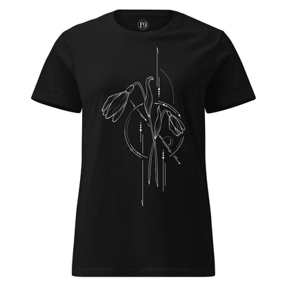Snowdrop Women’s Basic Softstyle T-Shirt - f9artist