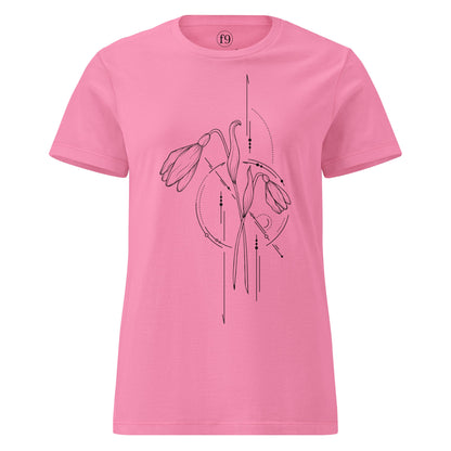 Snowdrop Women’s Basic Softstyle T-Shirt - f9artist
