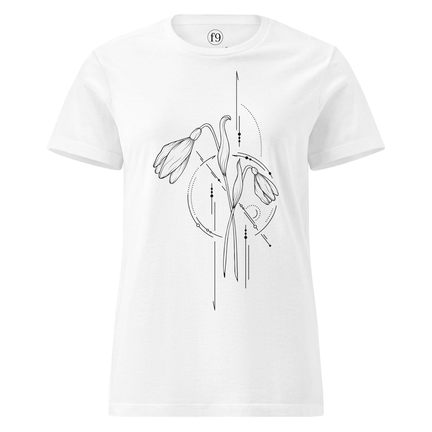 Snowdrop Women’s Basic Softstyle T-Shirt - f9artist