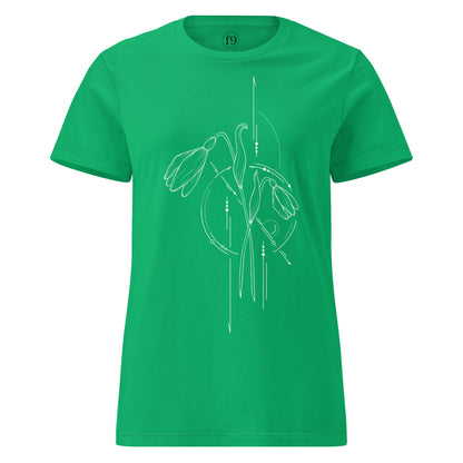 Snowdrop Women’s Basic Softstyle T-Shirt - f9artist