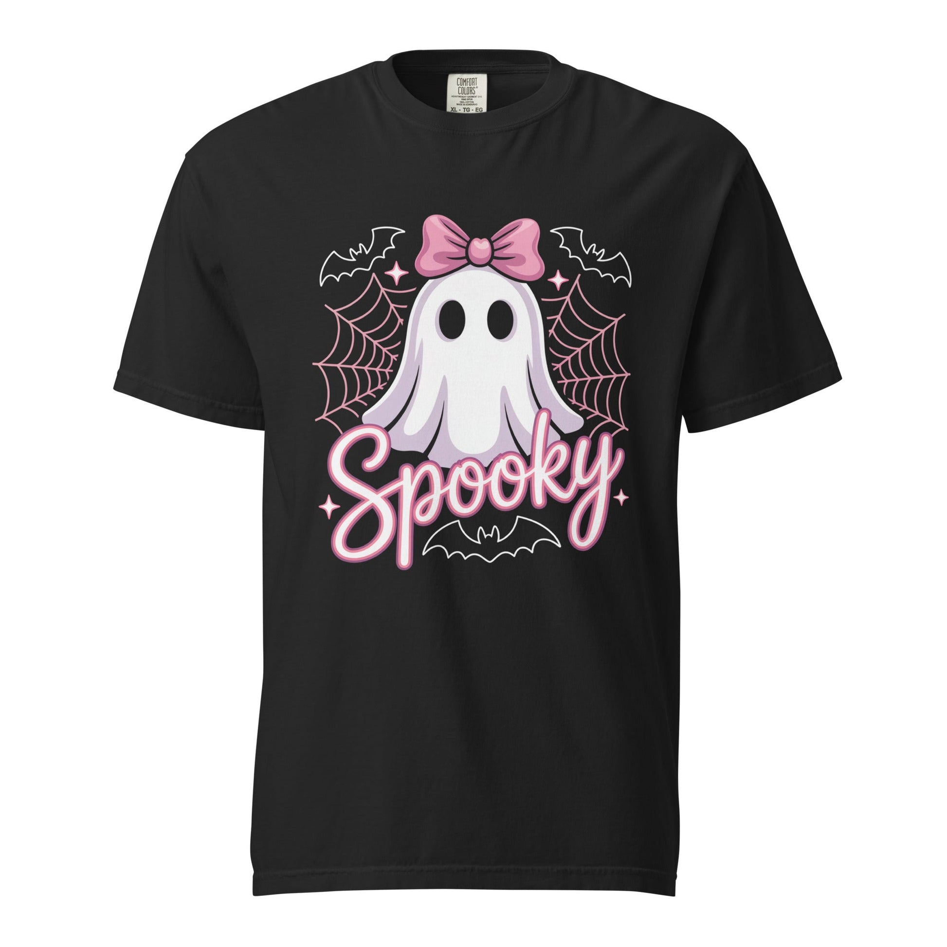 Spooky Ghost Shirt with Bow | Cute Halloween Tee - f9artist