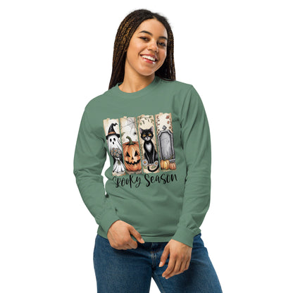 Spooky Season Halloween Long Sleeve Shirt - f9artist