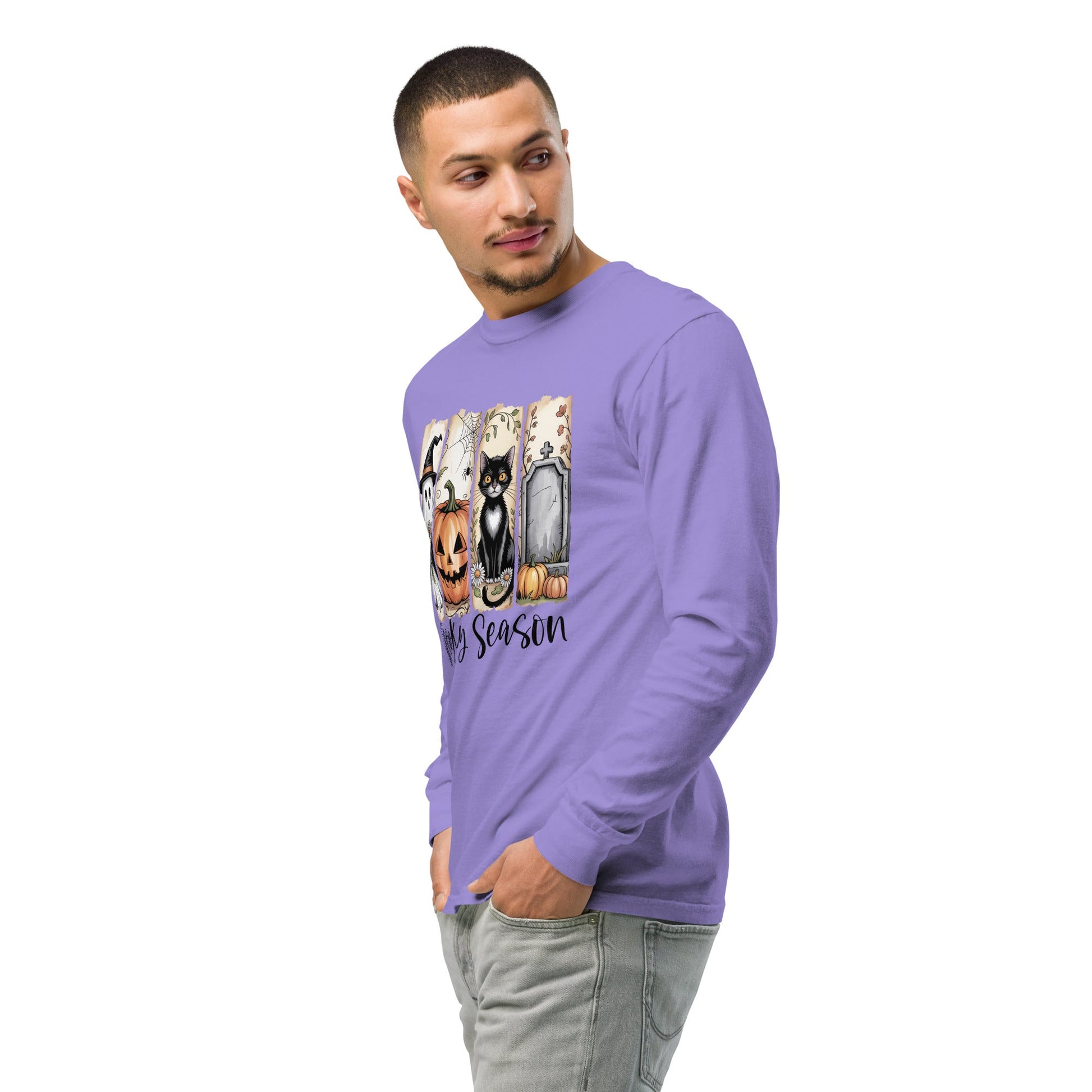 Spooky Season Halloween Long Sleeve Shirt - f9artist