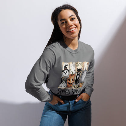 Spooky Season Halloween Long Sleeve Shirt - f9artist
