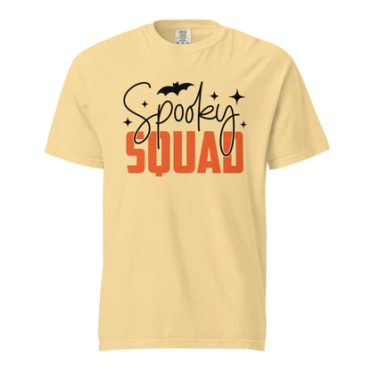 Spooky Squad Halloween Unisex T-Shirt | Matching Ghost Graphic Tee for October Parties - f9artist