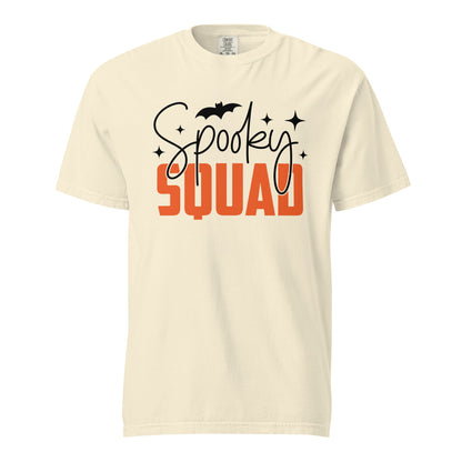 Spooky Squad Halloween Unisex T-Shirt | Matching Ghost Graphic Tee for October Parties - f9artist