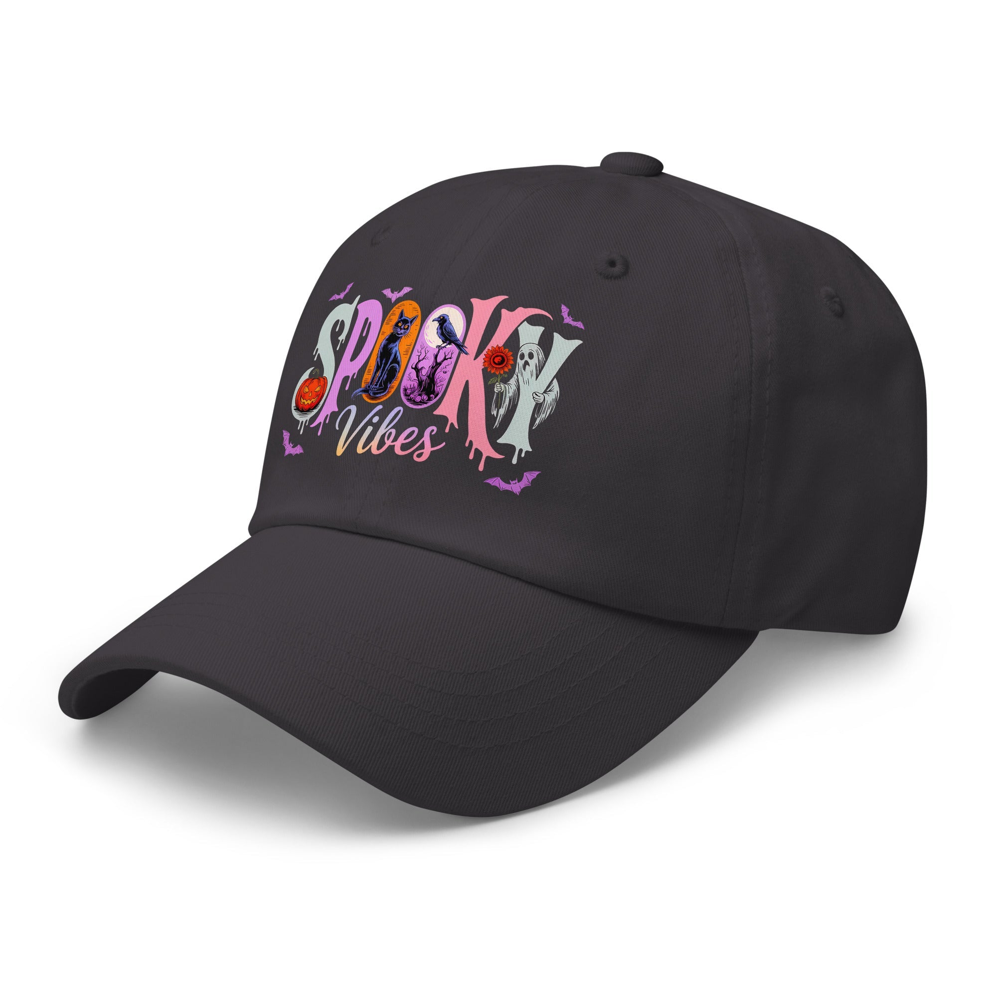 🕷️ Spooky Vibes Halloween Dad Hat 🎃👻 - f9artist