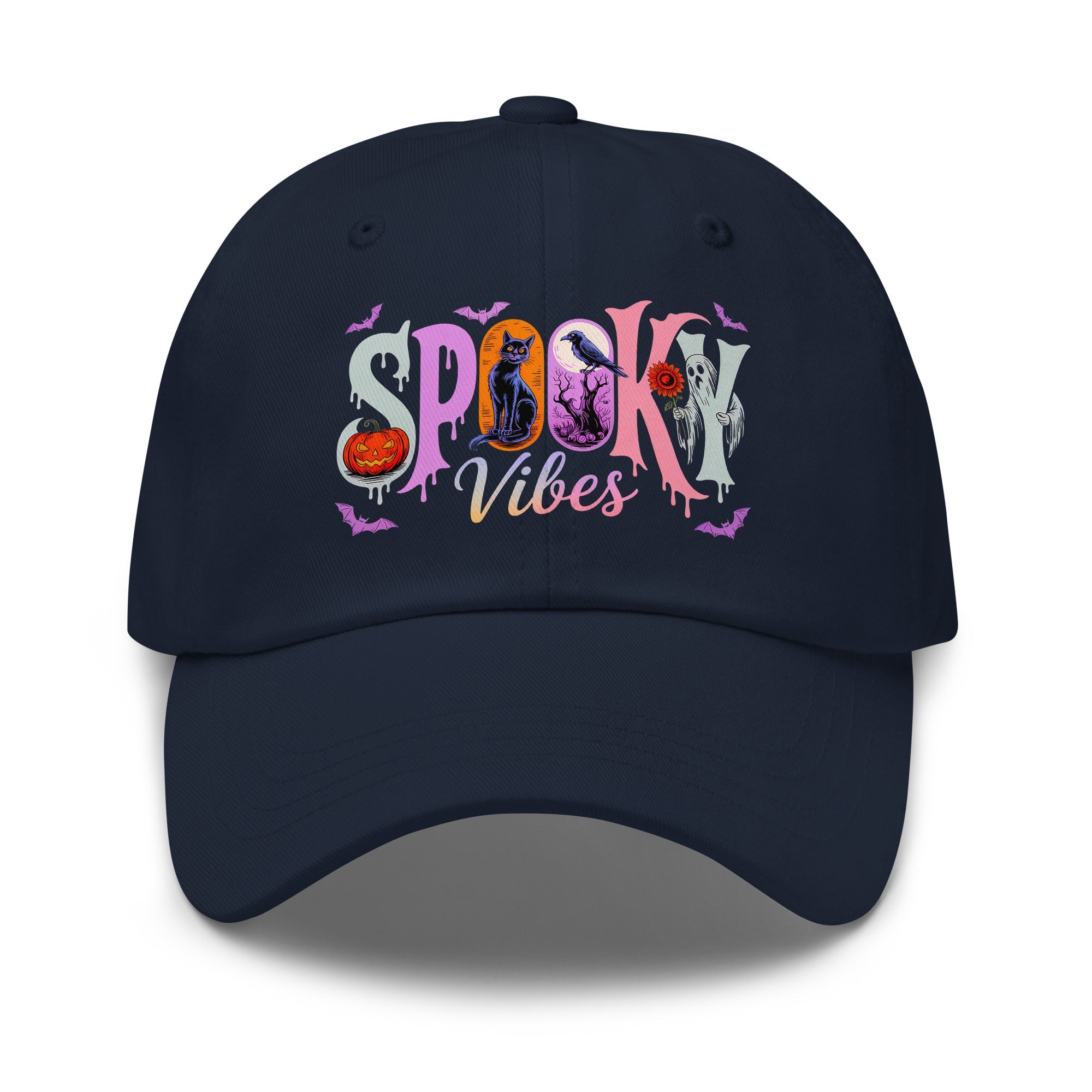 🕷️ Spooky Vibes Halloween Dad Hat 🎃👻 - f9artist