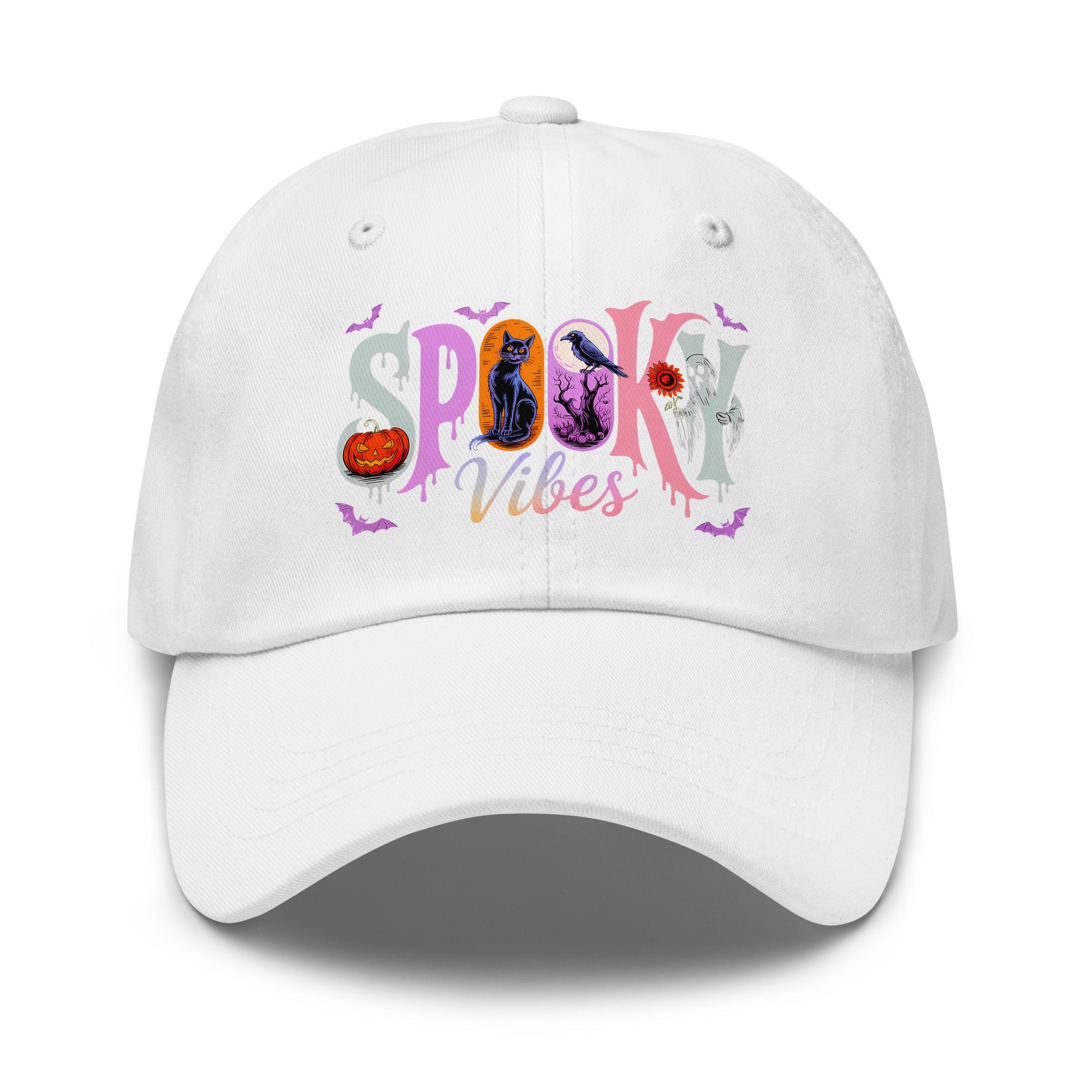 🕷️ Spooky Vibes Halloween Dad Hat 🎃👻 - f9artist