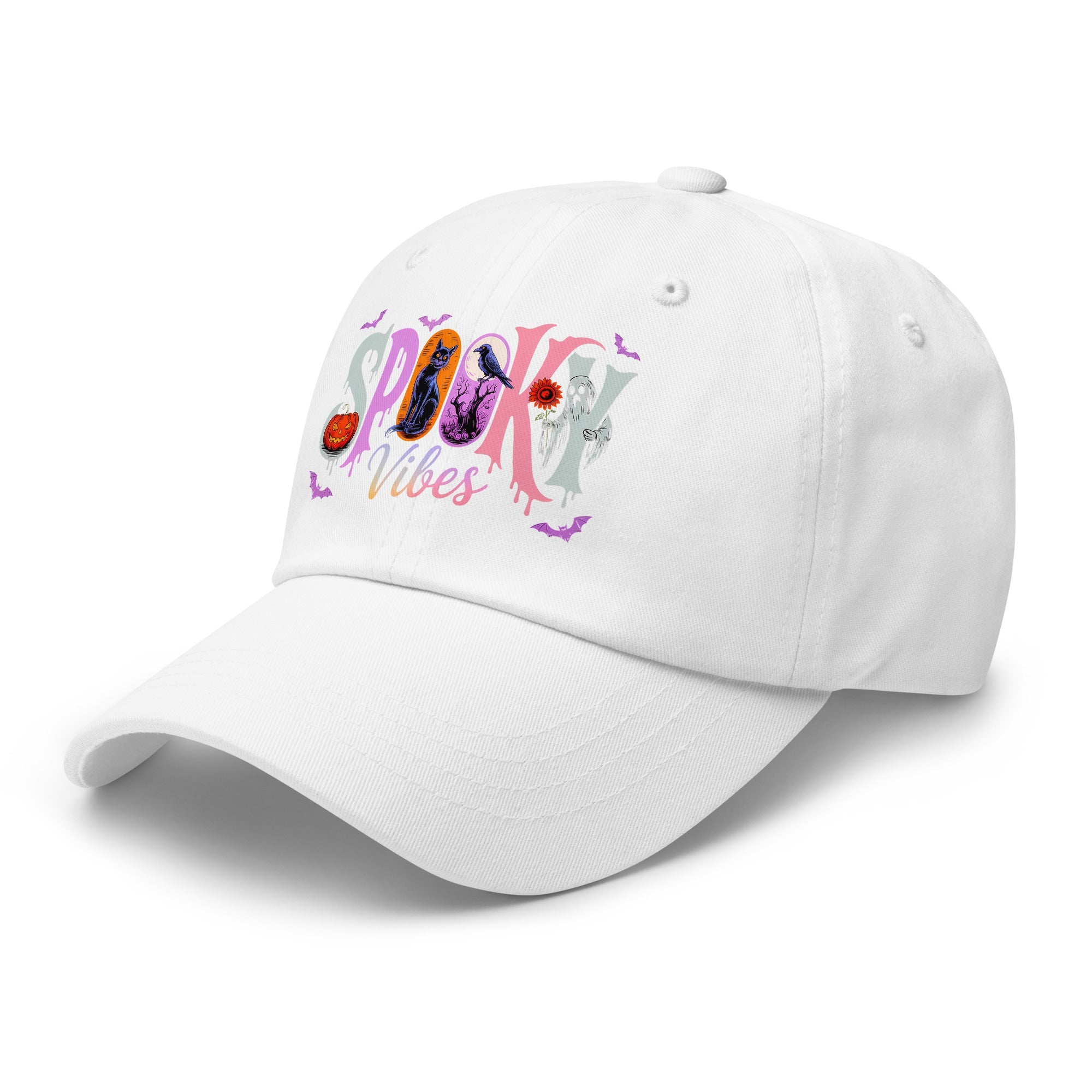 🕷️ Spooky Vibes Halloween Dad Hat 🎃👻 - f9artist