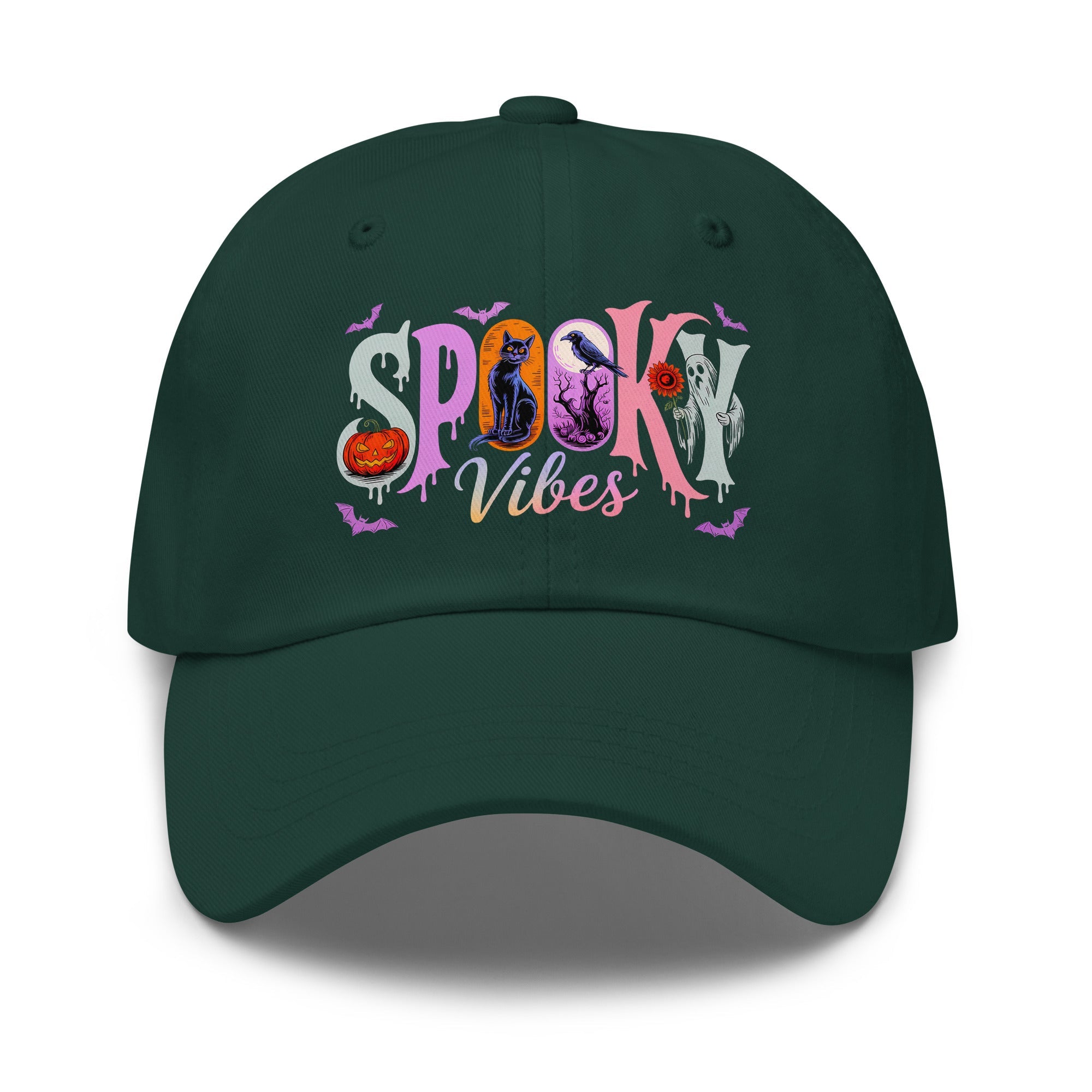🕷️ Spooky Vibes Halloween Dad Hat 🎃👻 - f9artist