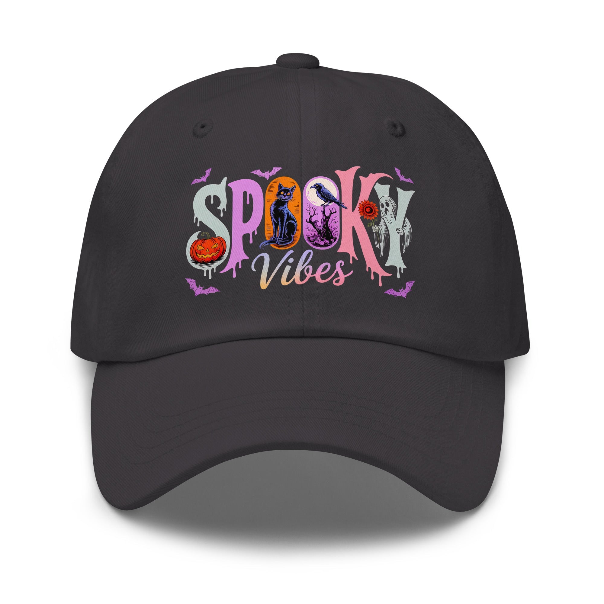 🕷️ Spooky Vibes Halloween Dad Hat 🎃👻 - f9artist