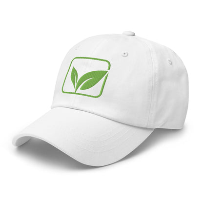 Stay Grounded ⏐ Embroidered Leaf Classic Dad Hat - f9artist