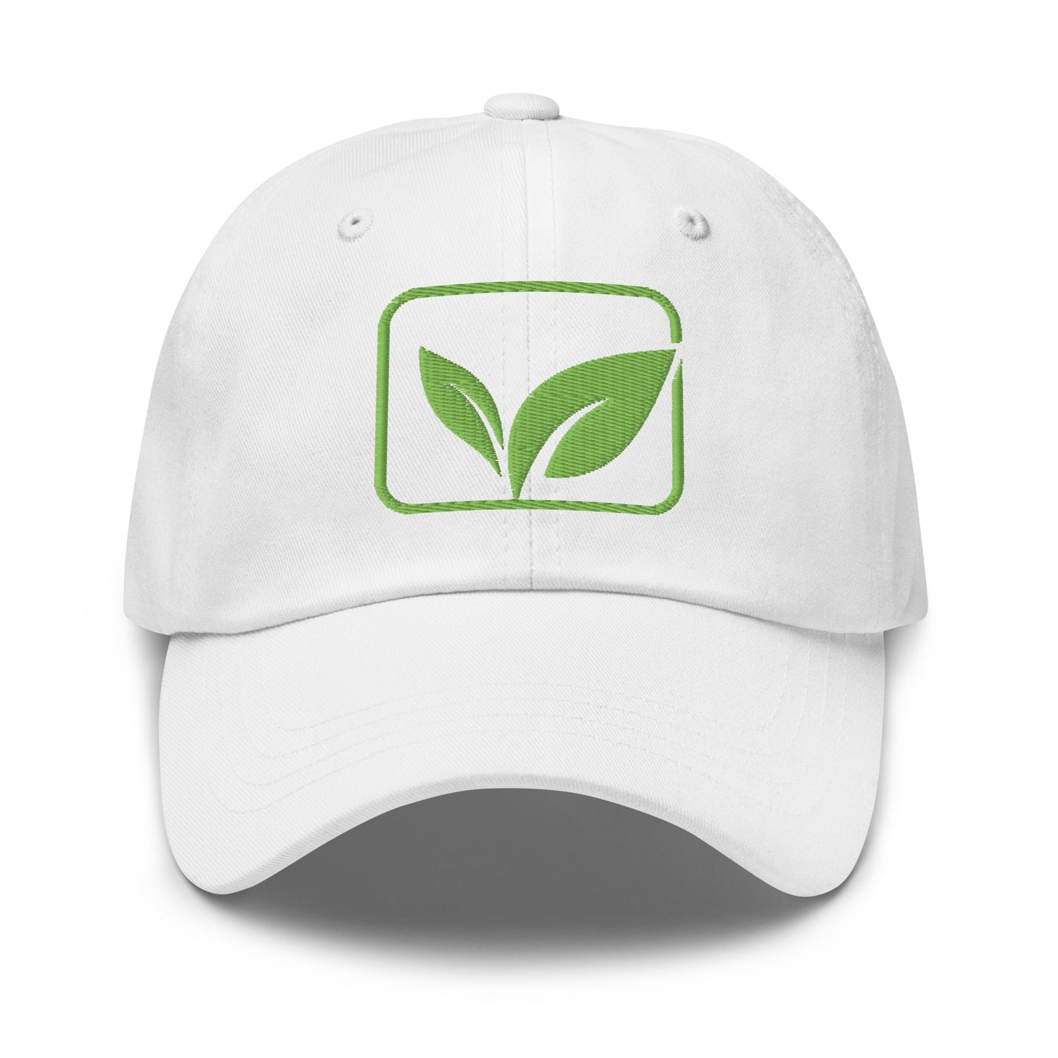 Stay Grounded ⏐ Embroidered Leaf Classic Dad Hat - f9artist