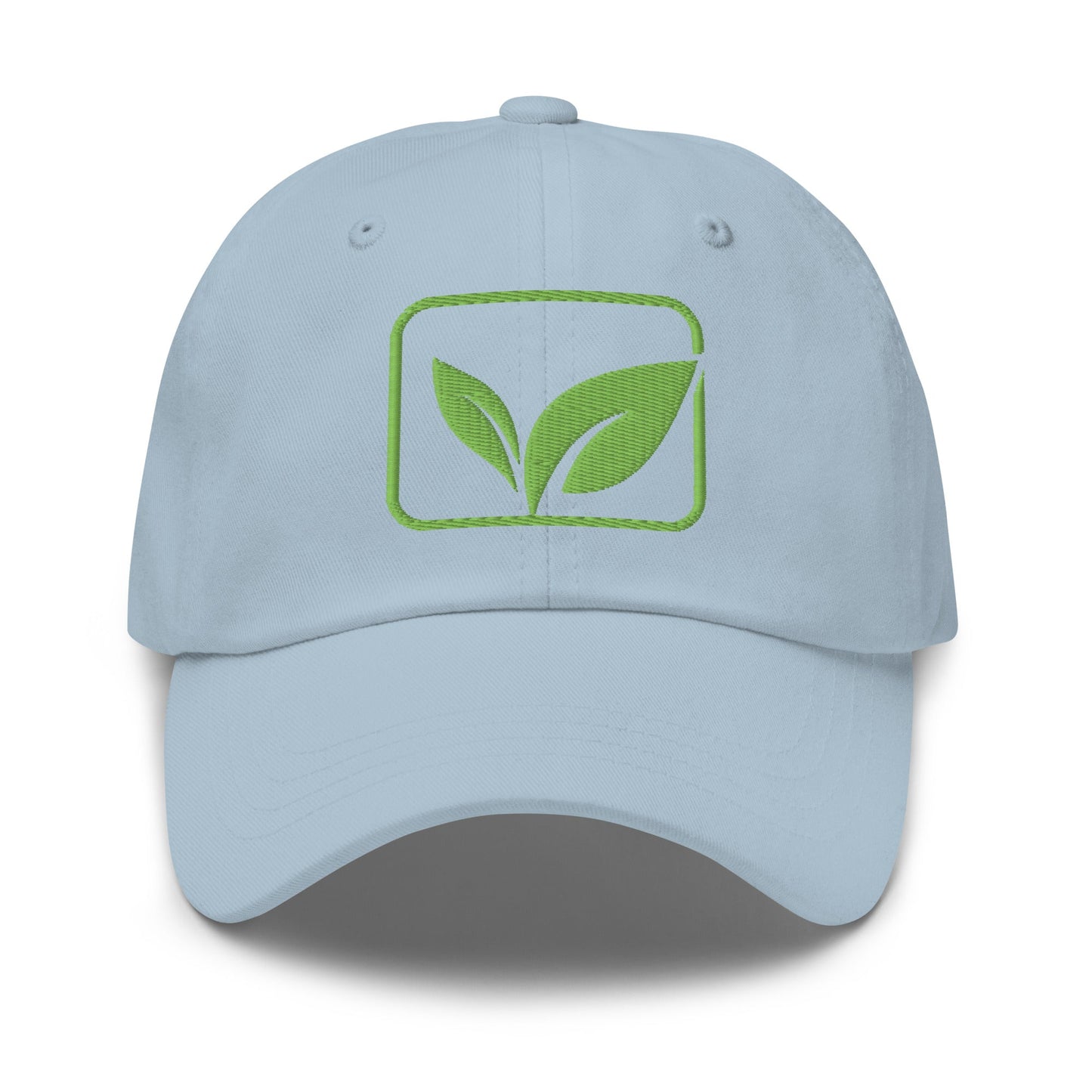 Stay Grounded ⏐ Embroidered Leaf Classic Dad Hat - f9artist