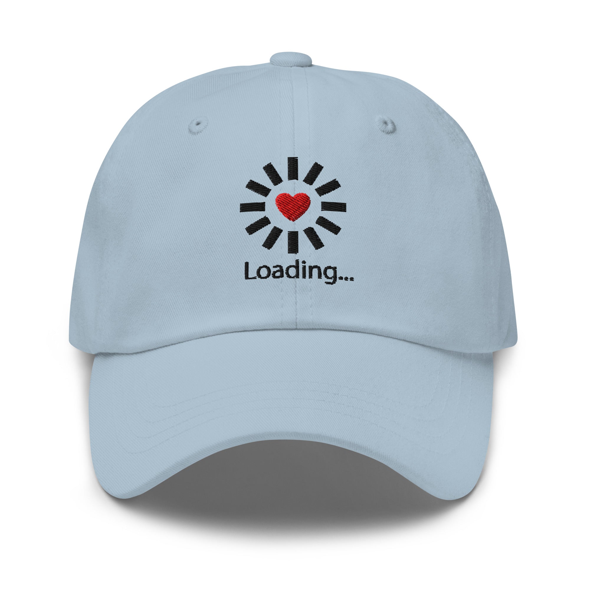 Still Loading… Love Inside ⏐ Minimal Heart Embroidered Classic DadHat - f9artist