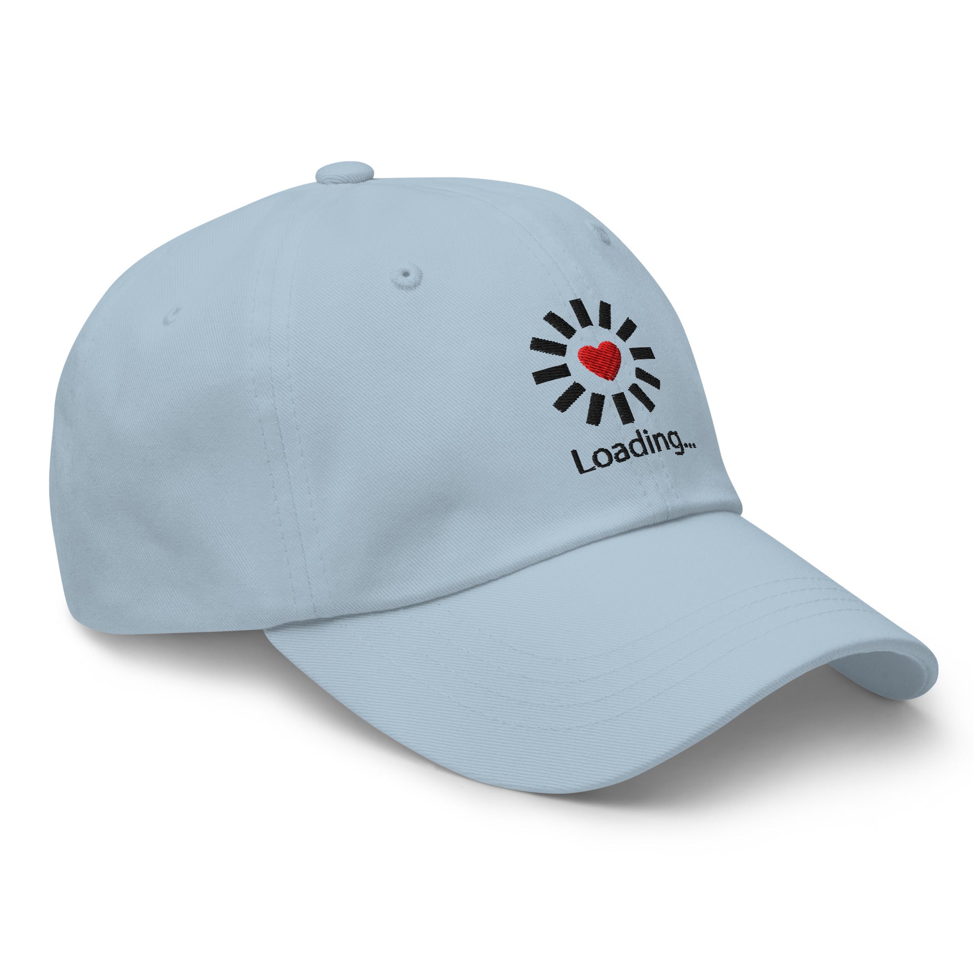 Still Loading… Love Inside ⏐ Minimal Heart Embroidered Classic DadHat - f9artist