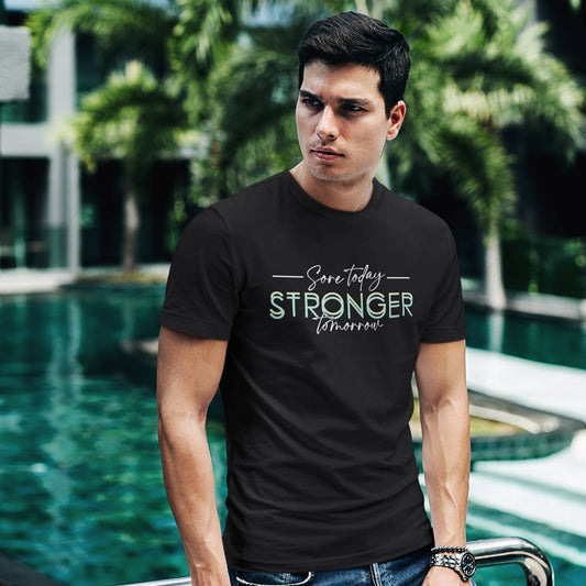 Stronger Today Stronger Tomorrow – Unisex Premium T-Shirt - f9artist