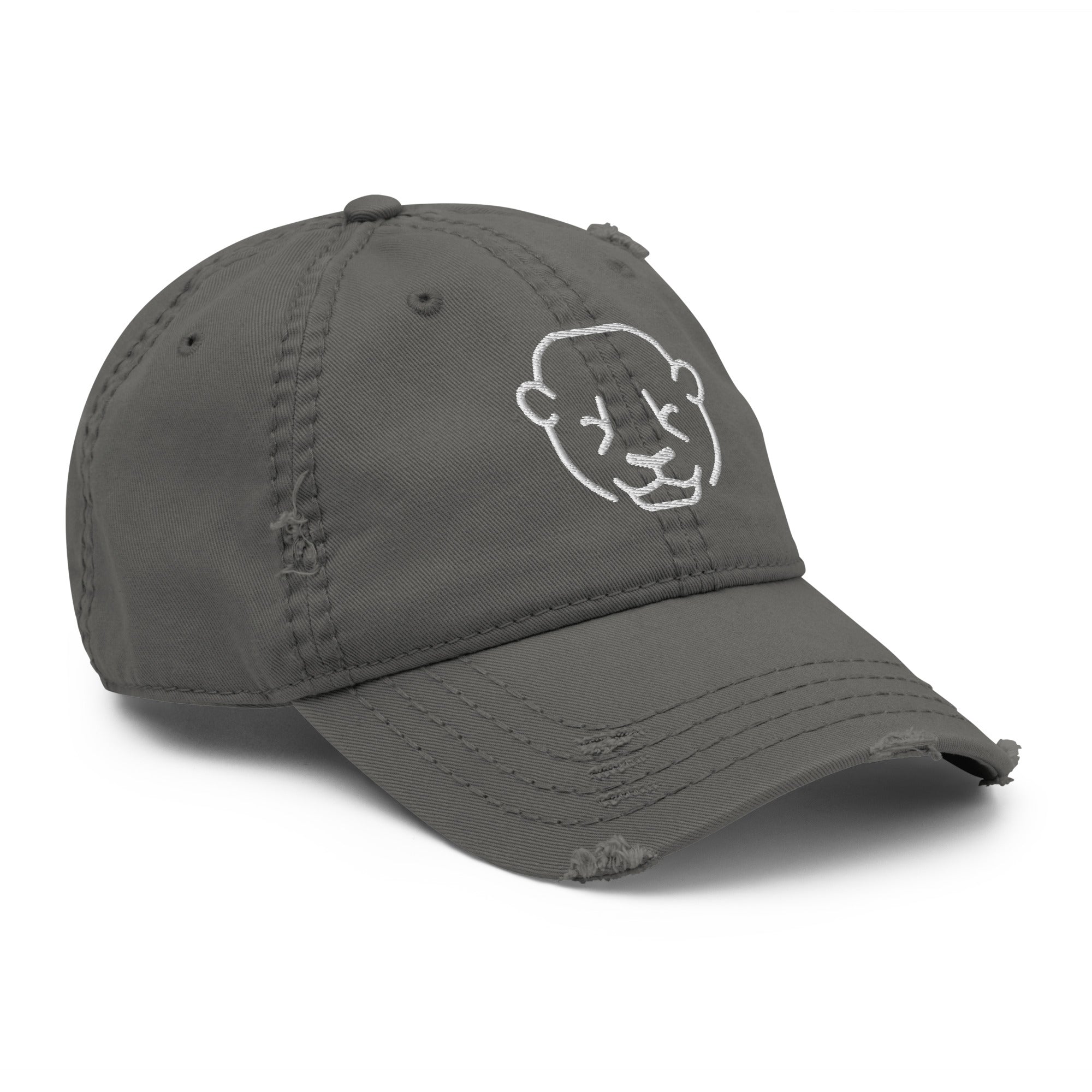 Teddy Distressed Dad Hat - Stylish and Comfortable