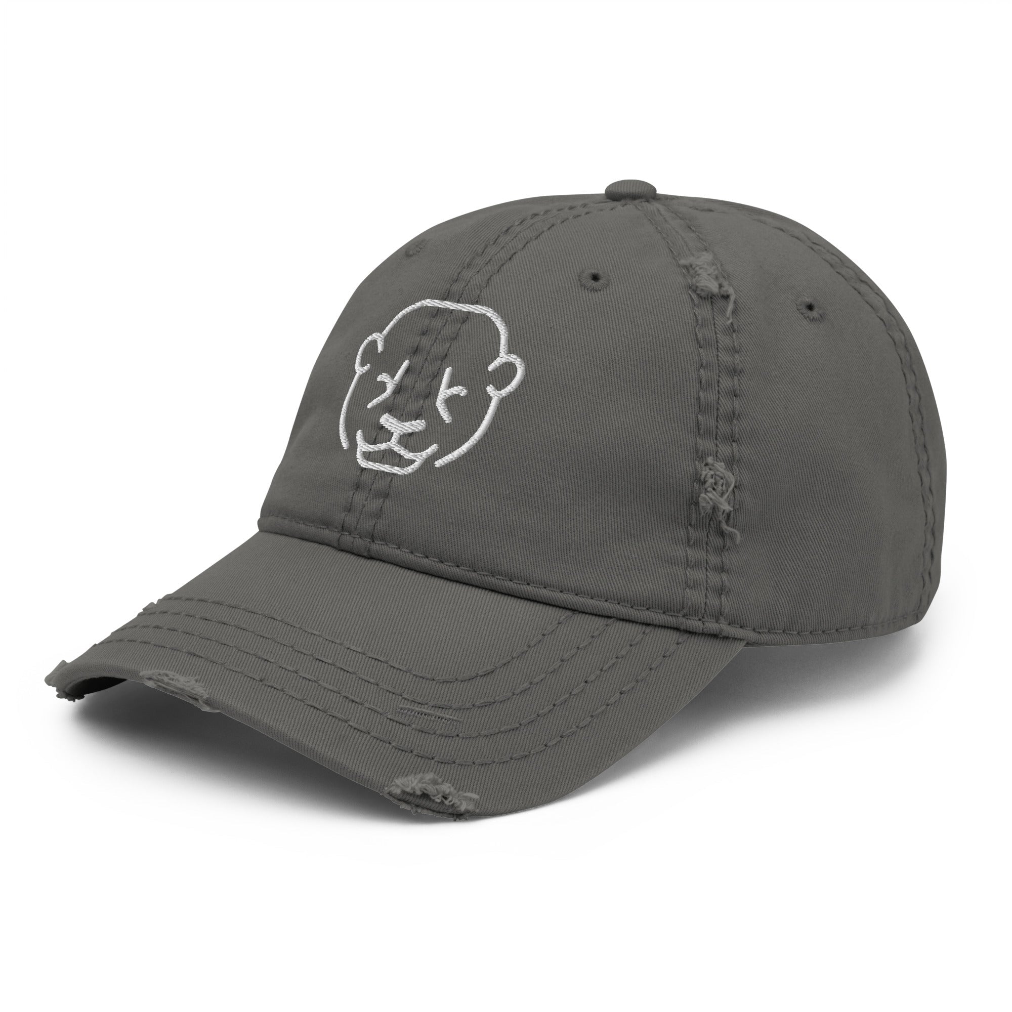 Teddy Distressed Dad Hat - Stylish and Comfortable