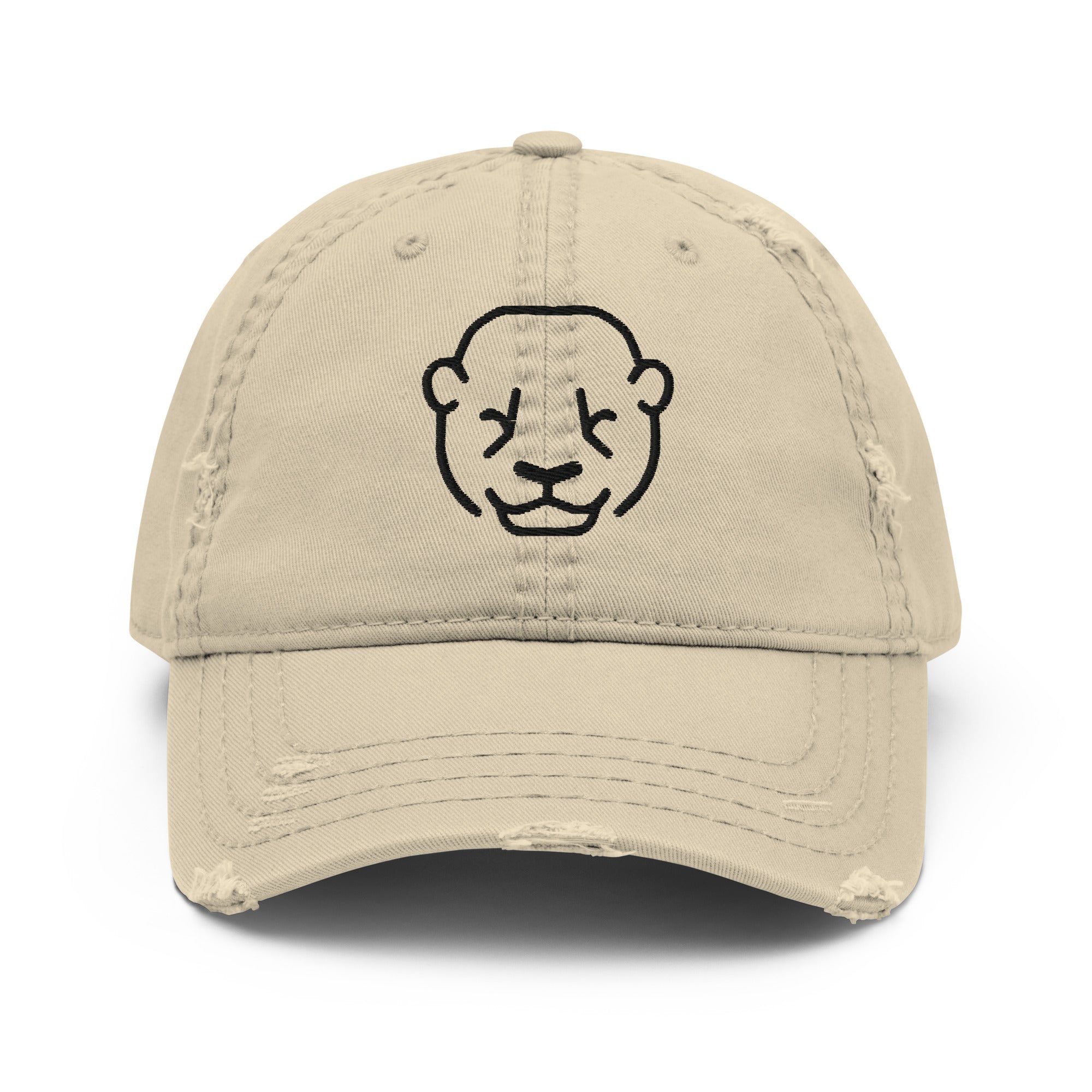 Teddy Distressed Dad Hat - Stylish and Comfortable