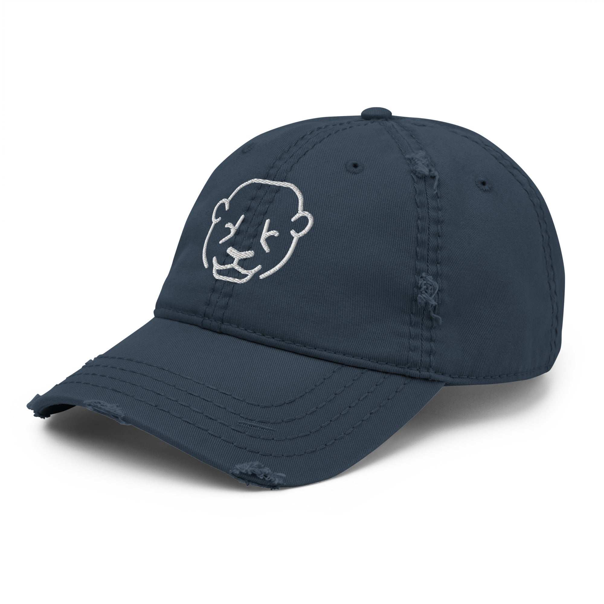 Teddy Distressed Dad Hat - Stylish and Comfortable